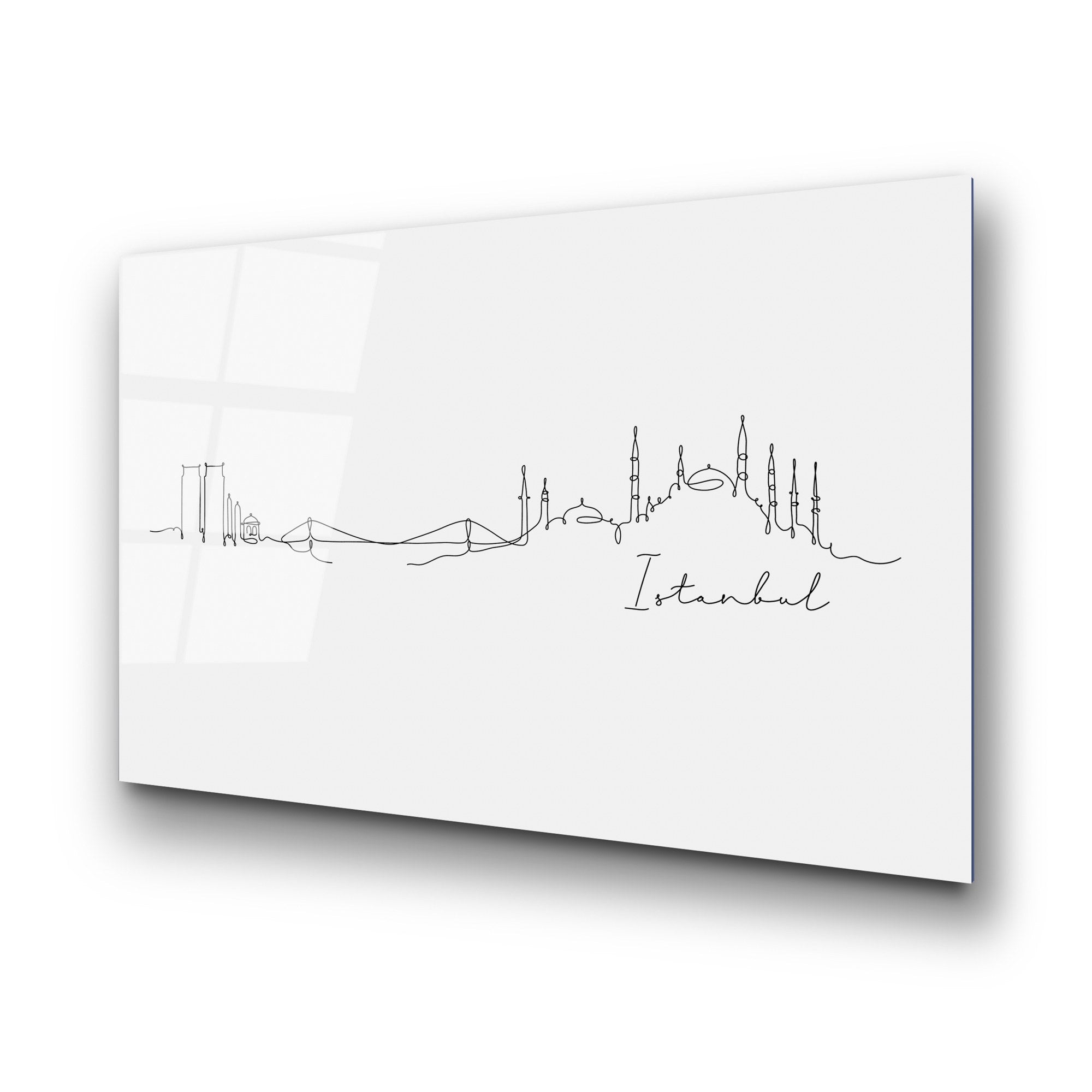 Quadro Decorativo em Vidro Temperado UV-252, Multicolor, 70 x 100 cm (4 mm)