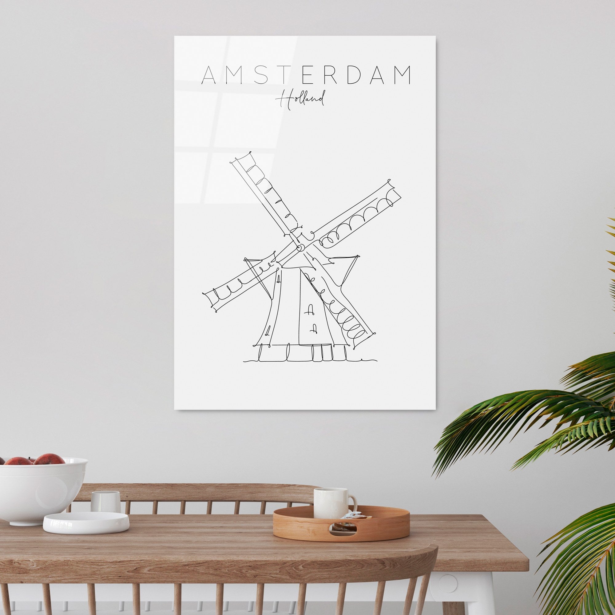 Quadro Decorativo em Vidro Temperado UV-253, Multicolor, 70 x 100 cm (4 mm)