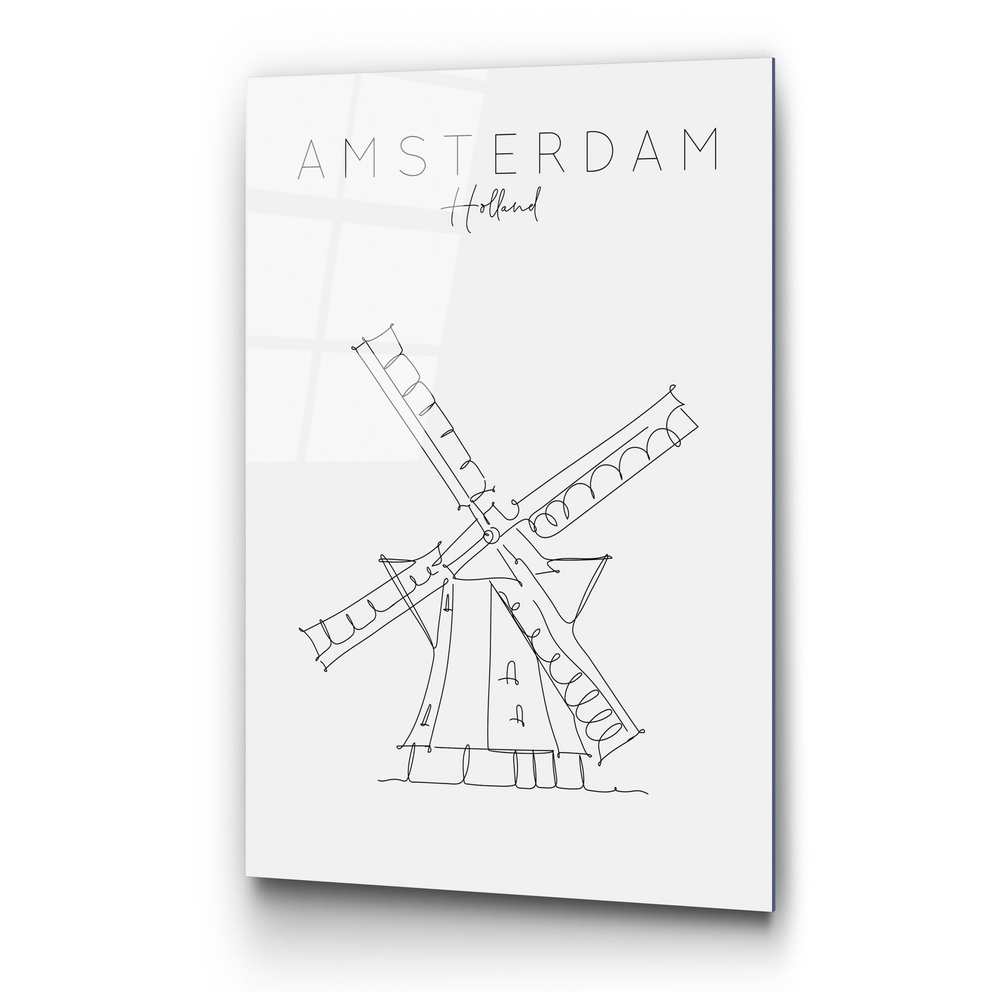 Quadro Decorativo em Vidro Temperado UV-253, Multicolor, 70 x 100 cm (4 mm)