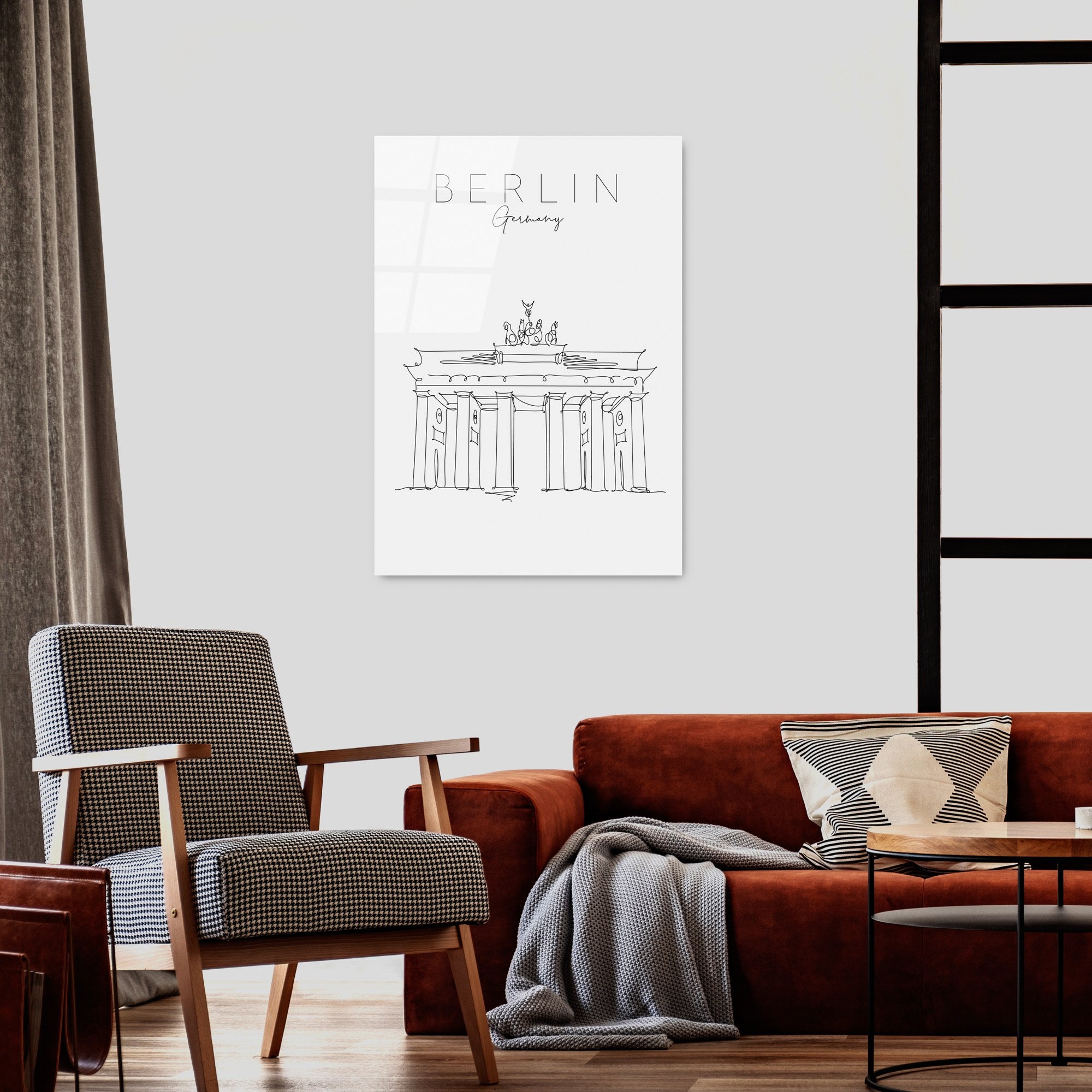 Quadro Decorativo em Vidro Temperado UV-254, Multicolor, 70 x 100 cm (4 mm)