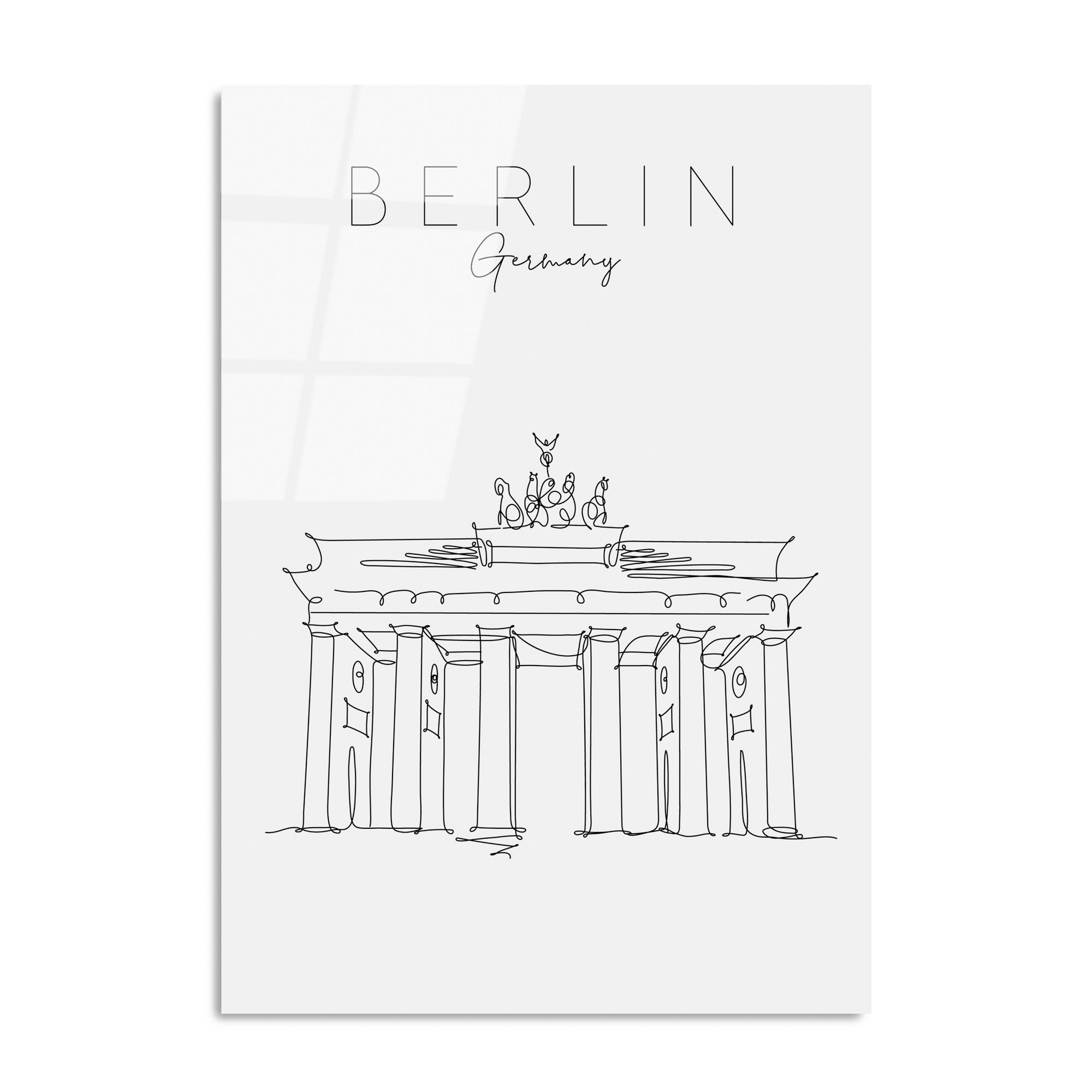 Quadro Decorativo em Vidro Temperado UV-254, Multicolor, 70 x 100 cm (4 mm)