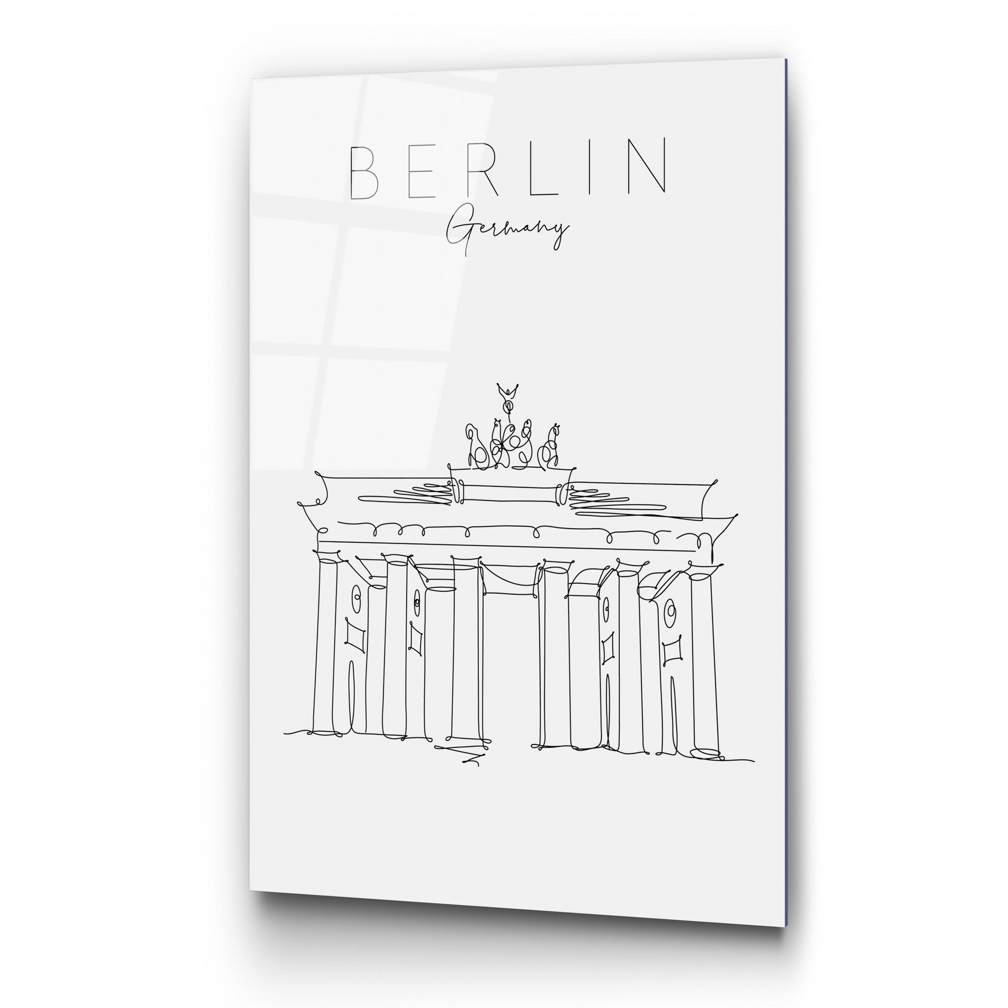 Quadro Decorativo em Vidro Temperado UV-254, Multicolor, 70 x 100 cm (4 mm)