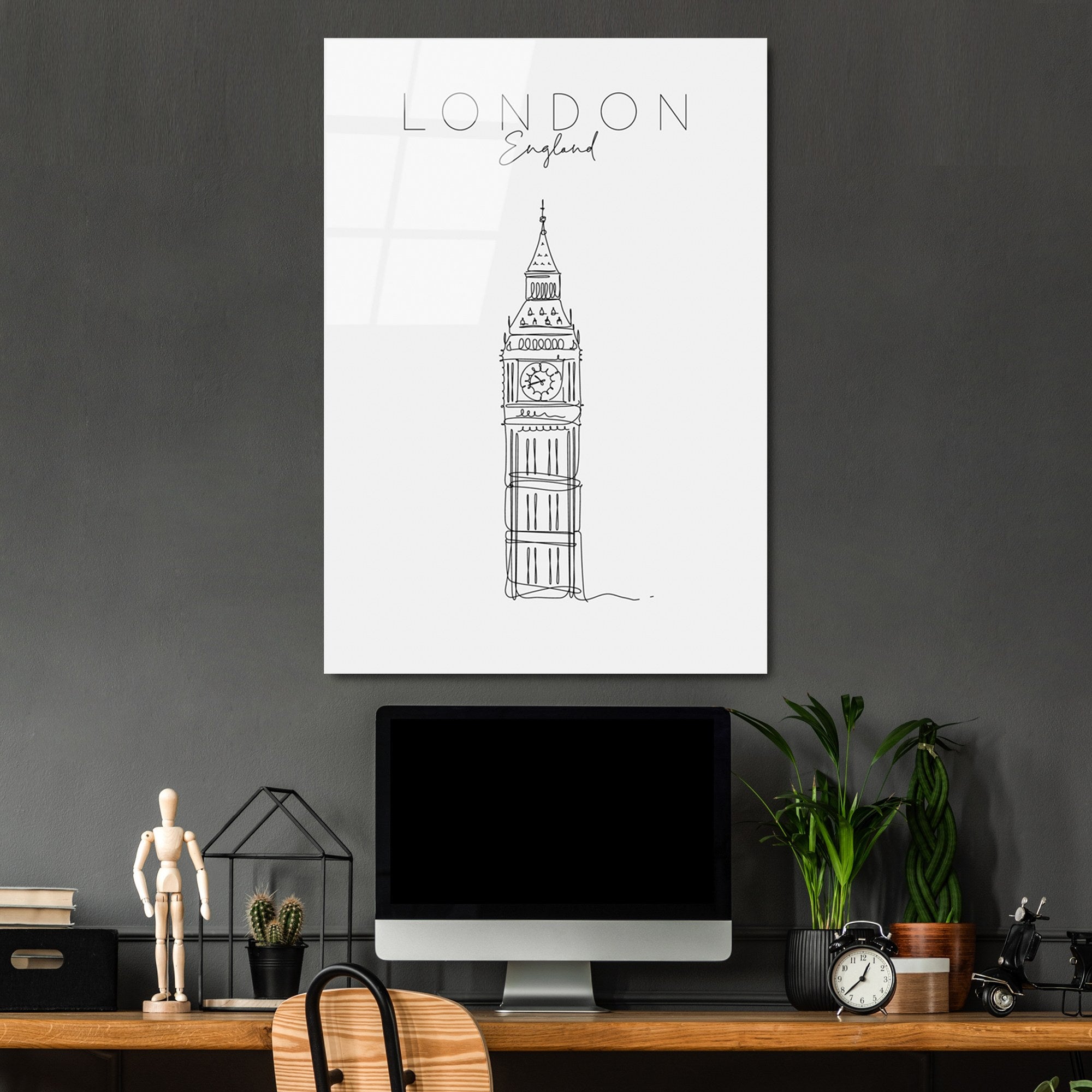 Quadro Decorativo em Vidro Temperado UV-255 (70x100 cm) Multicolor – 4 mm