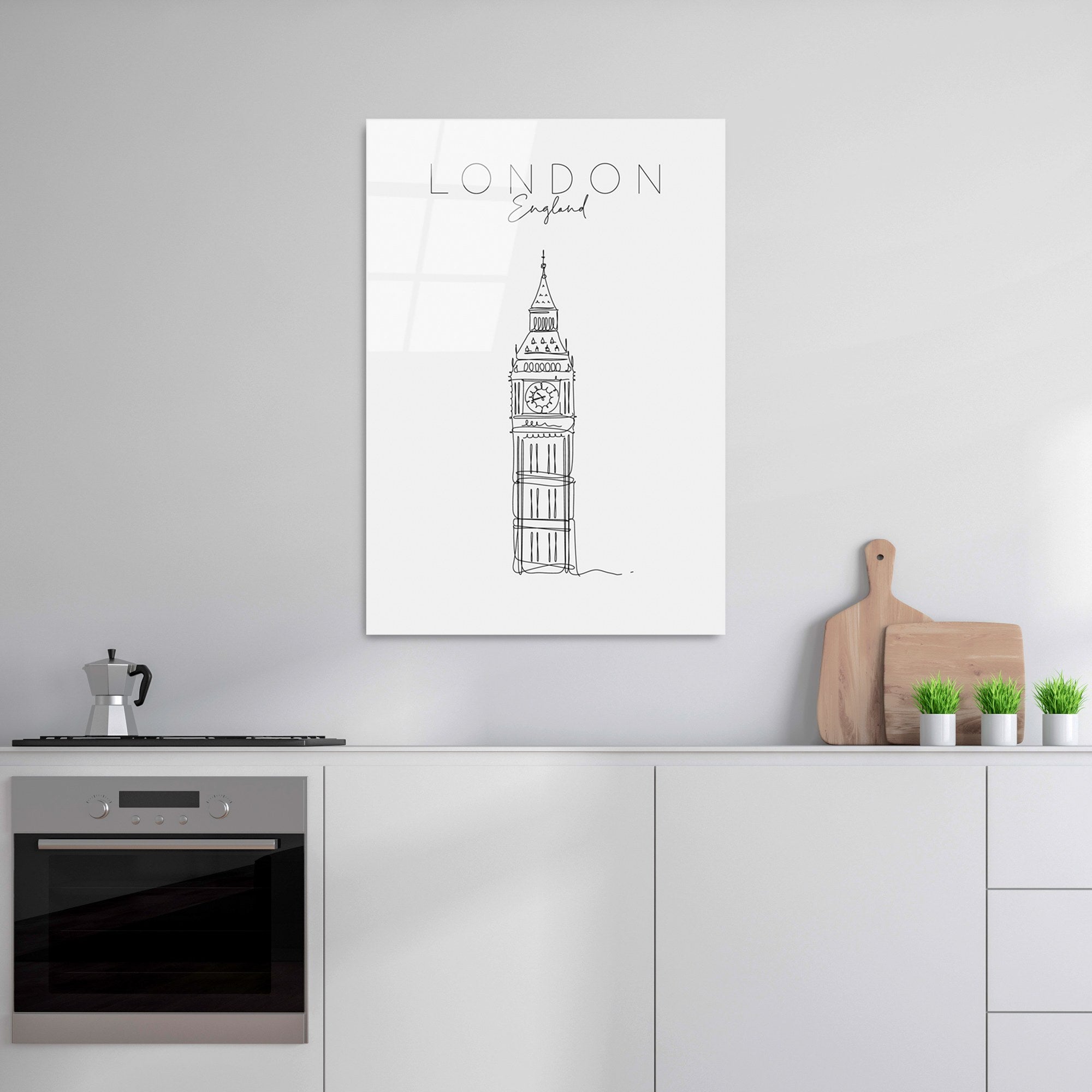 Quadro Decorativo em Vidro Temperado UV-255 (70x100 cm) Multicolor – 4 mm