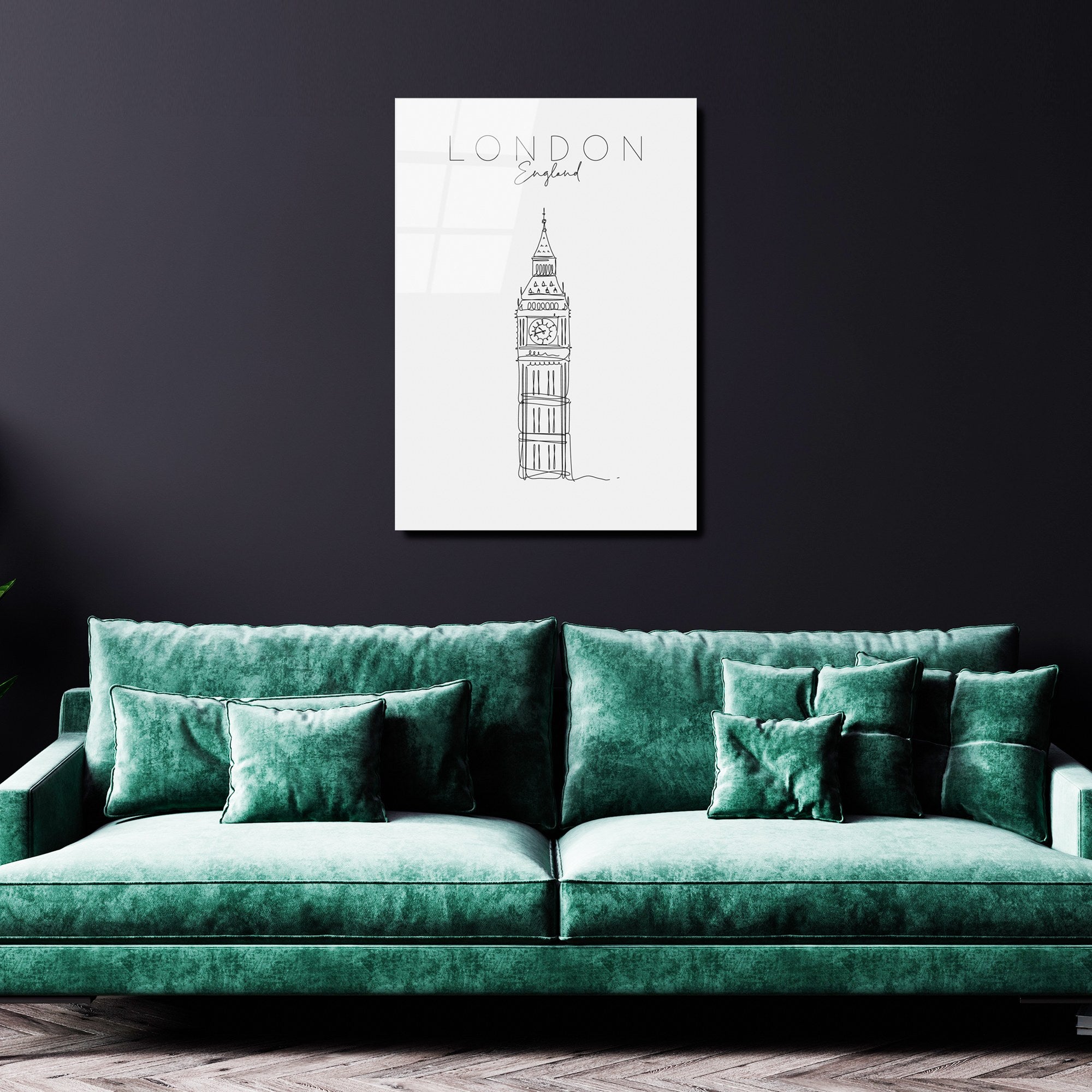 Quadro Decorativo em Vidro Temperado UV-255 (70x100 cm) Multicolor – 4 mm