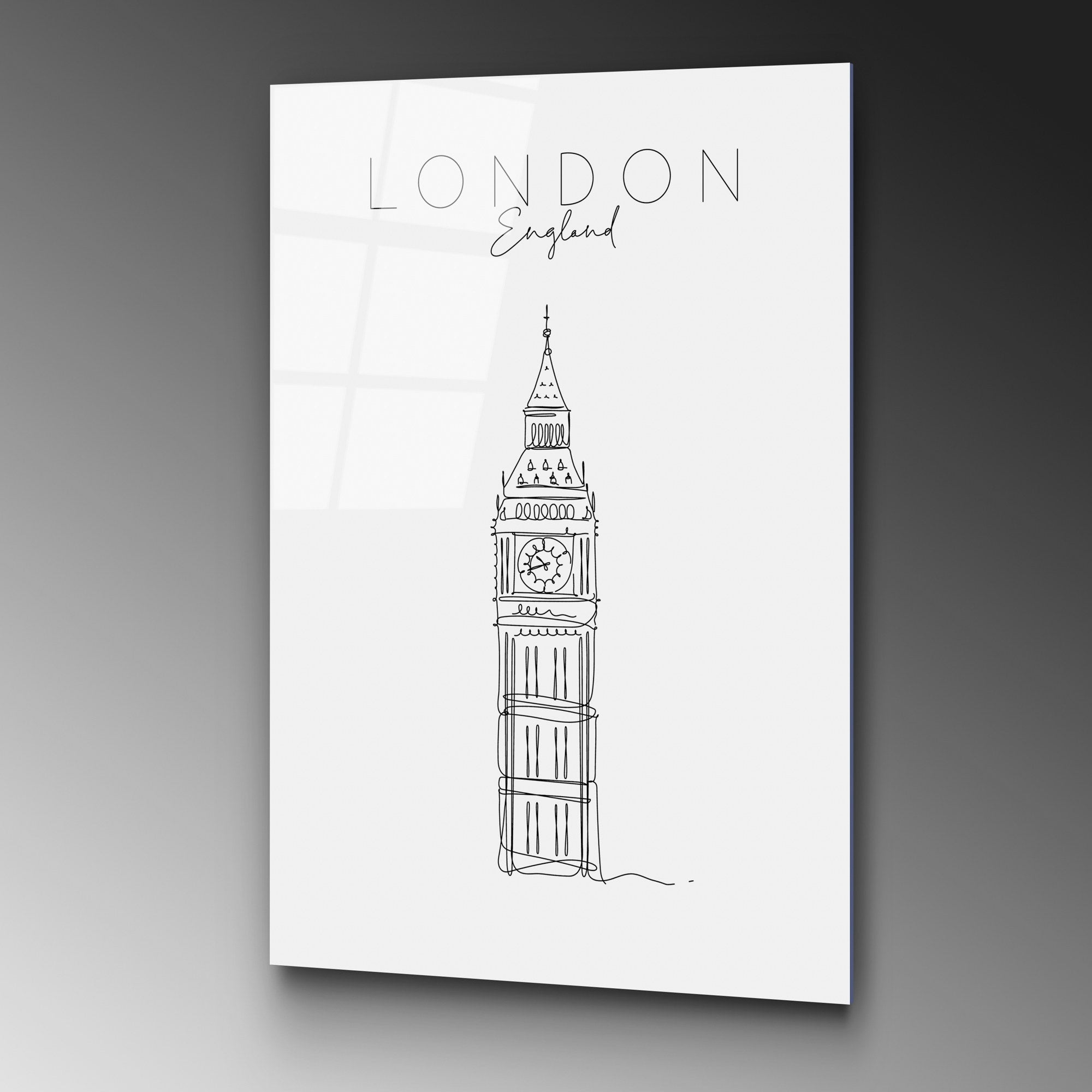 Quadro Decorativo em Vidro Temperado UV-255 (70x100 cm) Multicolor – 4 mm