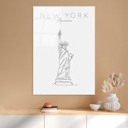 Quadro Decorativo em Vidro Temperado Multicolor UV-256, 70 x 100 cm (4 mm)