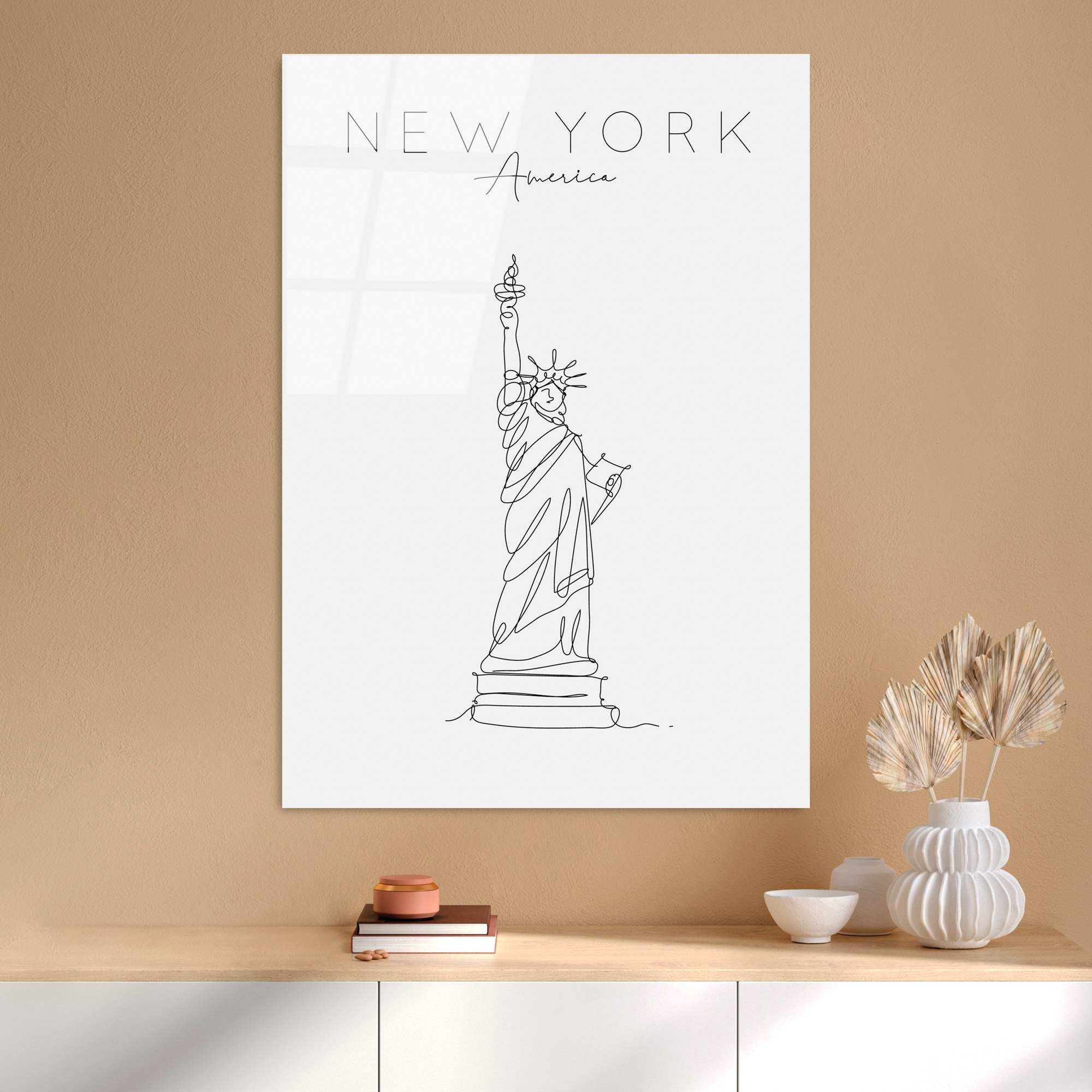 Quadro Decorativo em Vidro Temperado Multicolor UV-256, 70 x 100 cm (4 mm)