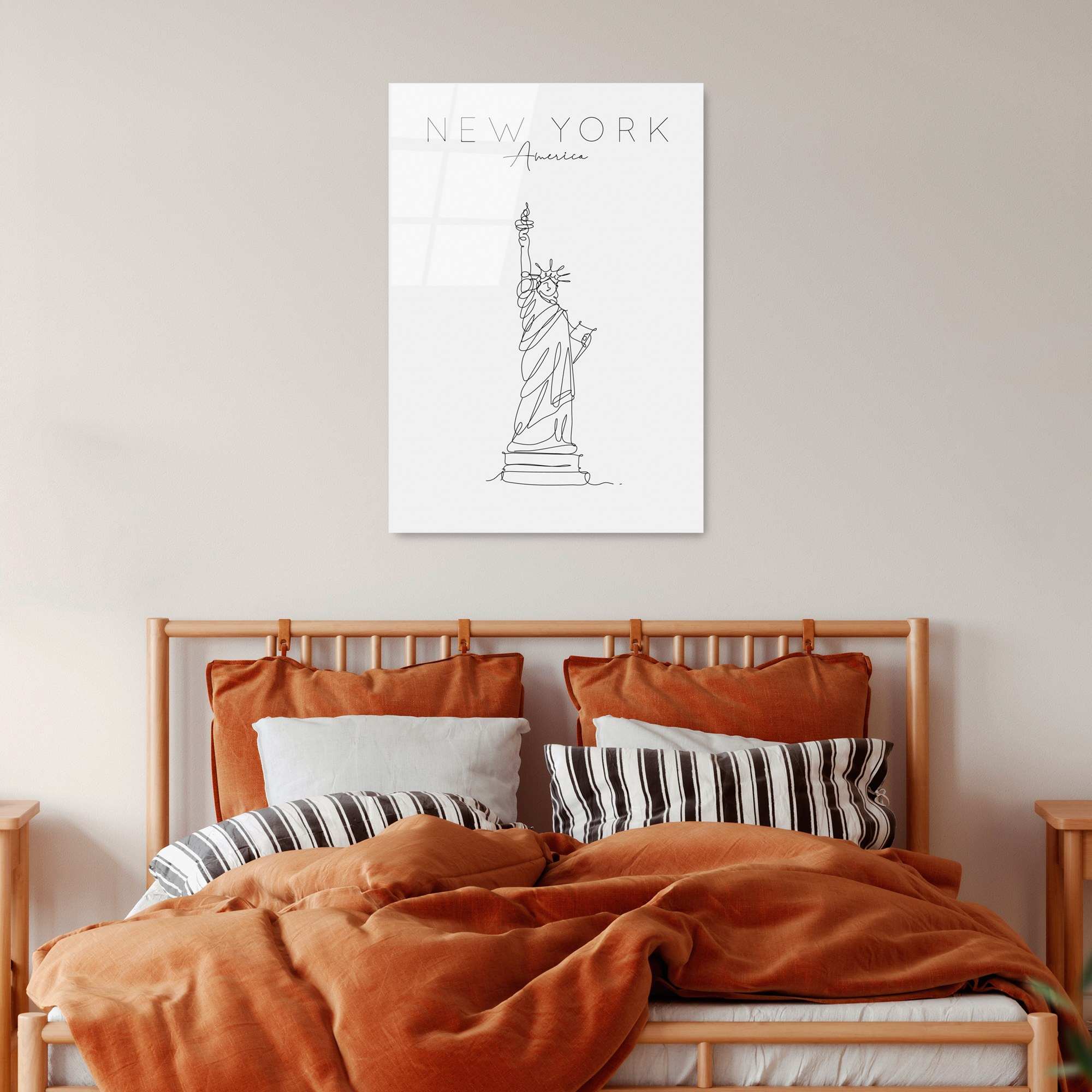 Quadro Decorativo em Vidro Temperado Multicolor UV-256, 70 x 100 cm (4 mm)