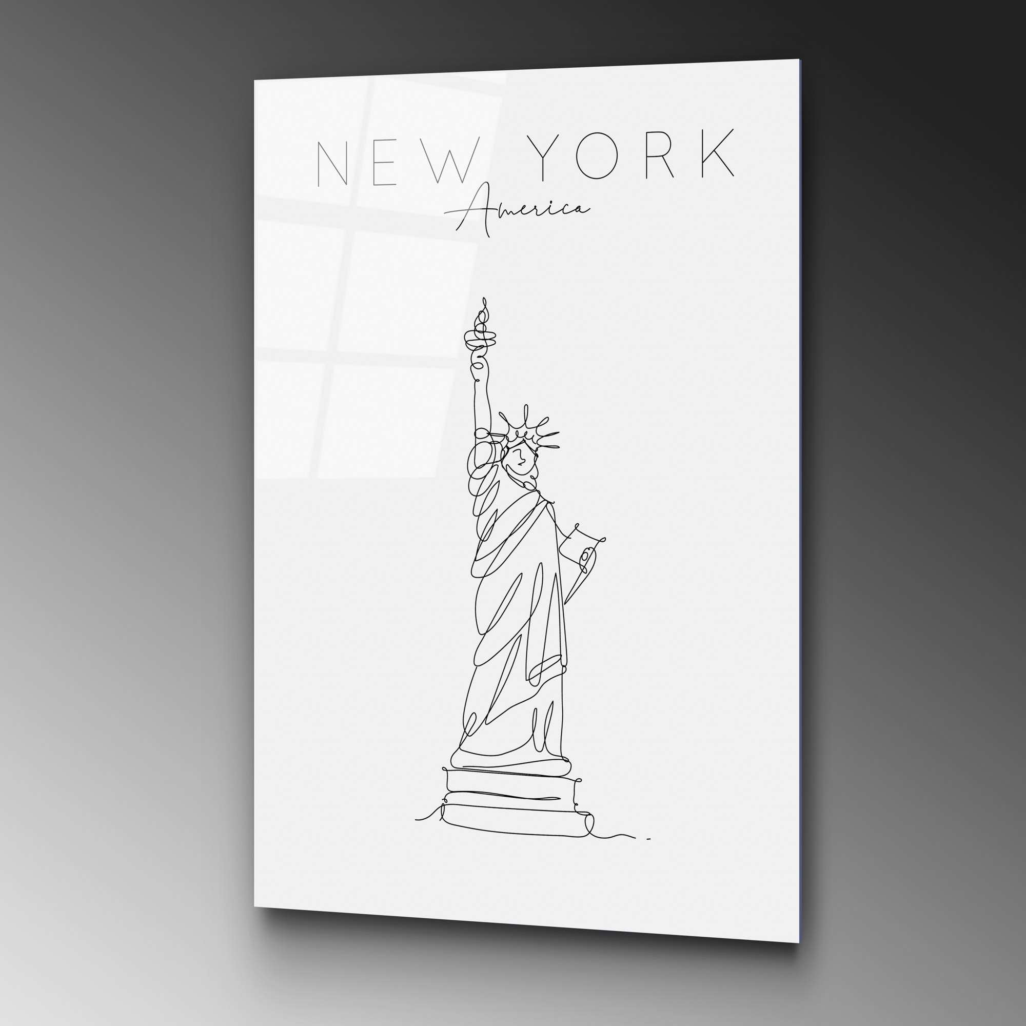 Quadro Decorativo em Vidro Temperado Multicolor UV-256, 70 x 100 cm (4 mm)