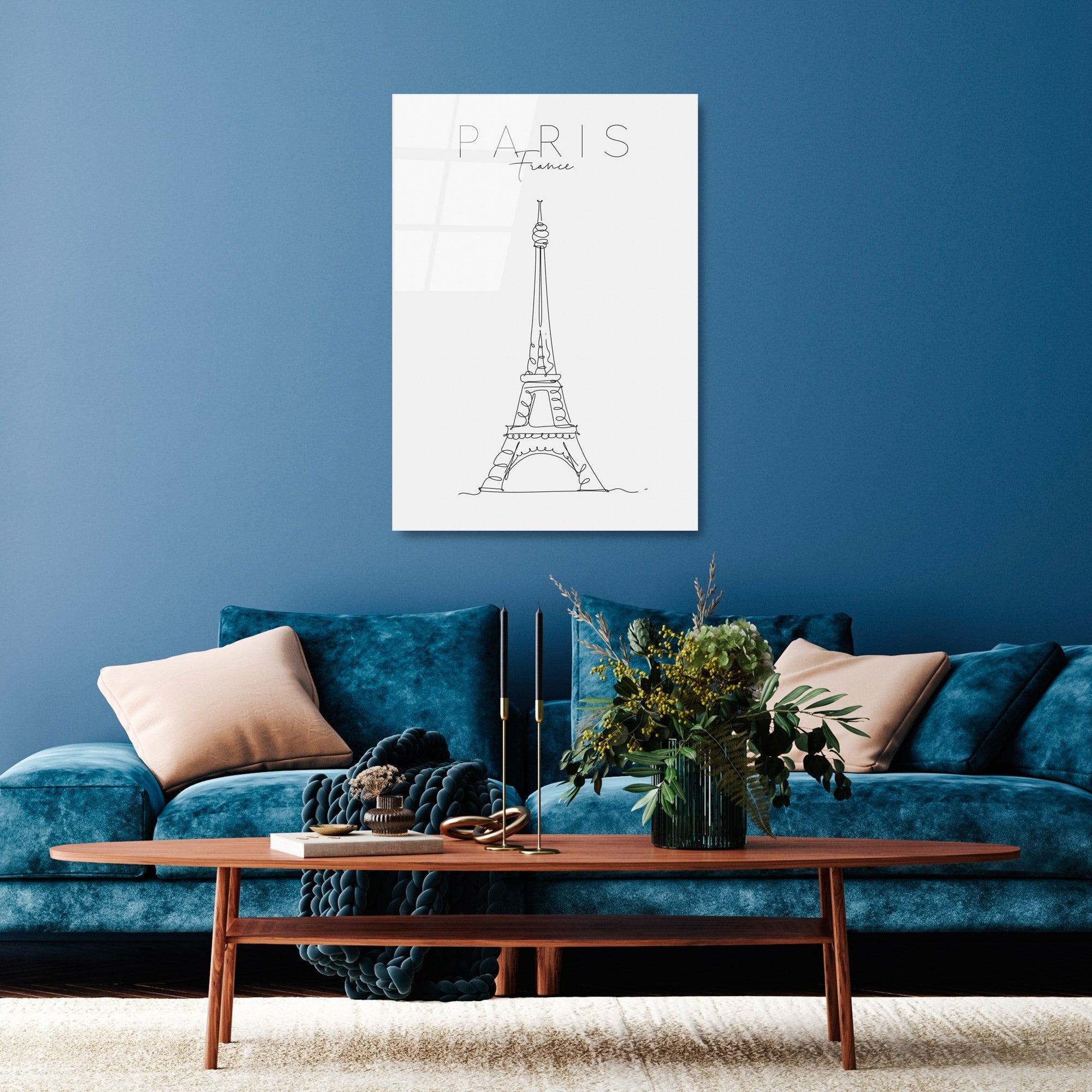 Quadro Decorativo 100% Vidro Temperado UV-257, Multicolor, 70 x 100 cm (4 mm)