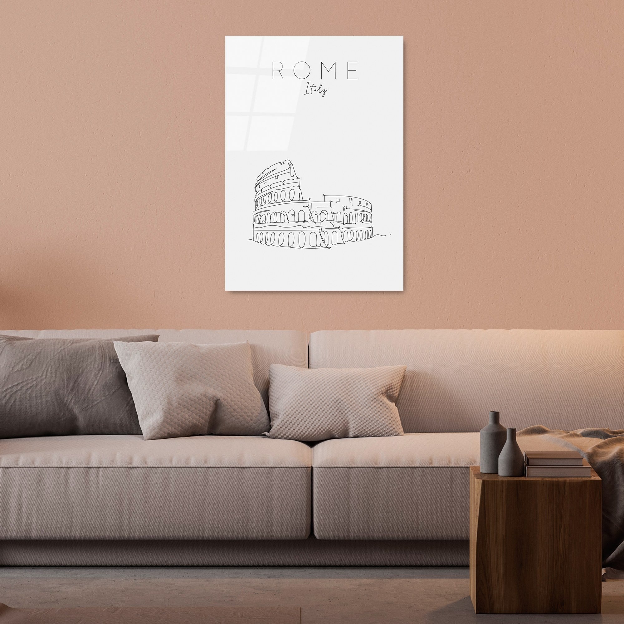 Quadro Decorativo em Vidro Temperado 70 x 100 cm (4 mm) - Multicolor - UV-258