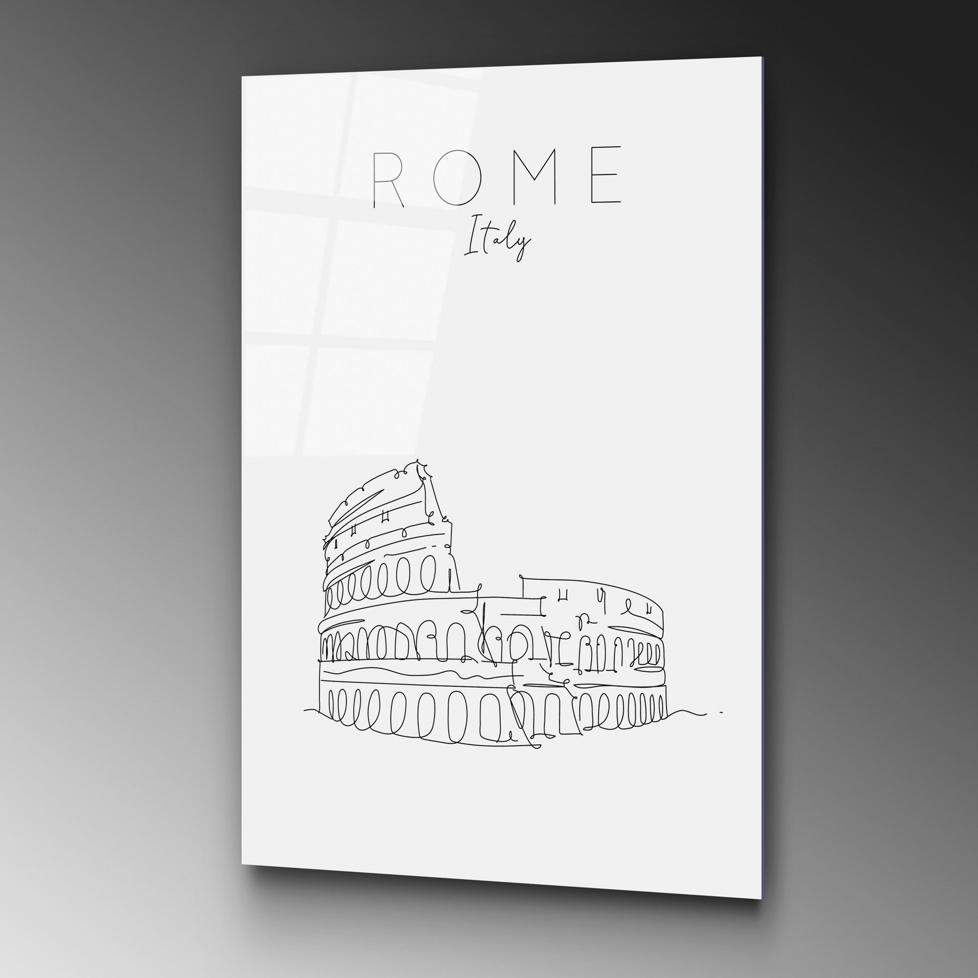 Quadro Decorativo em Vidro Temperado 70 x 100 cm (4 mm) - Multicolor - UV-258