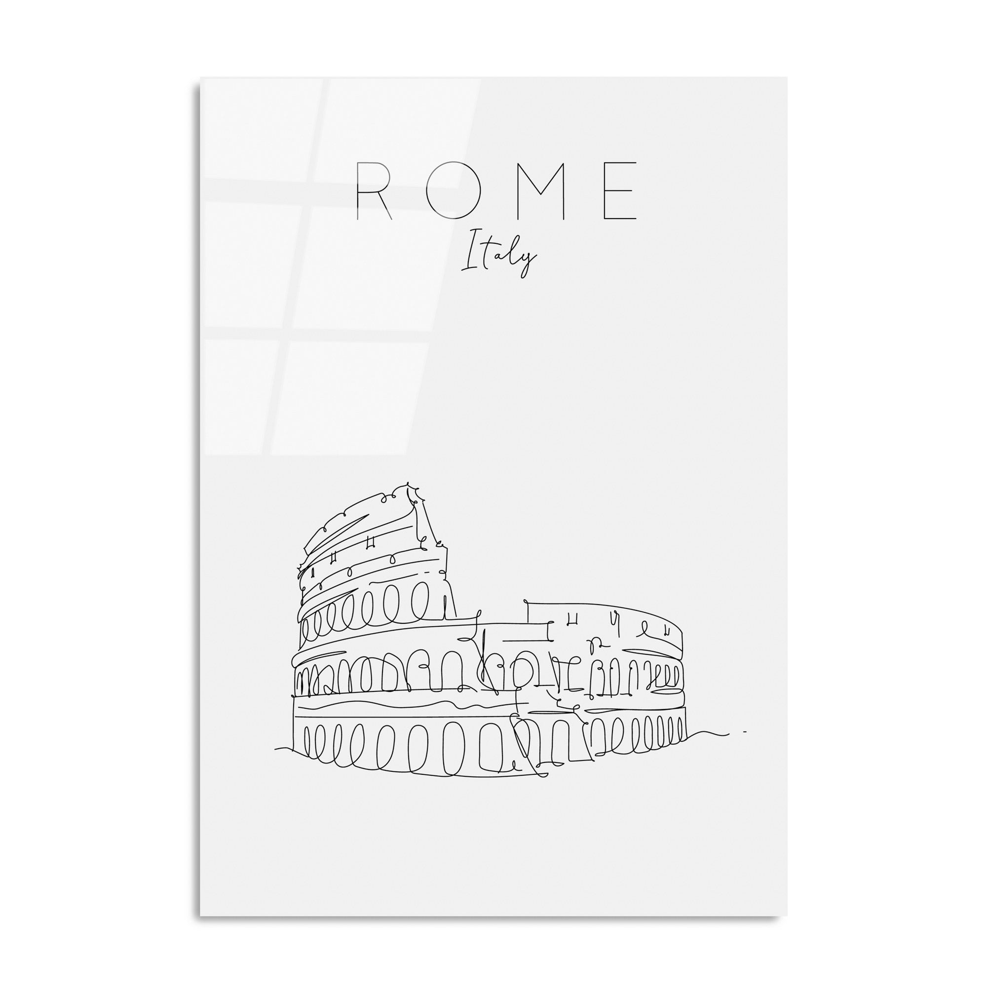 Quadro Decorativo em Vidro Temperado 70 x 100 cm (4 mm) - Multicolor - UV-258