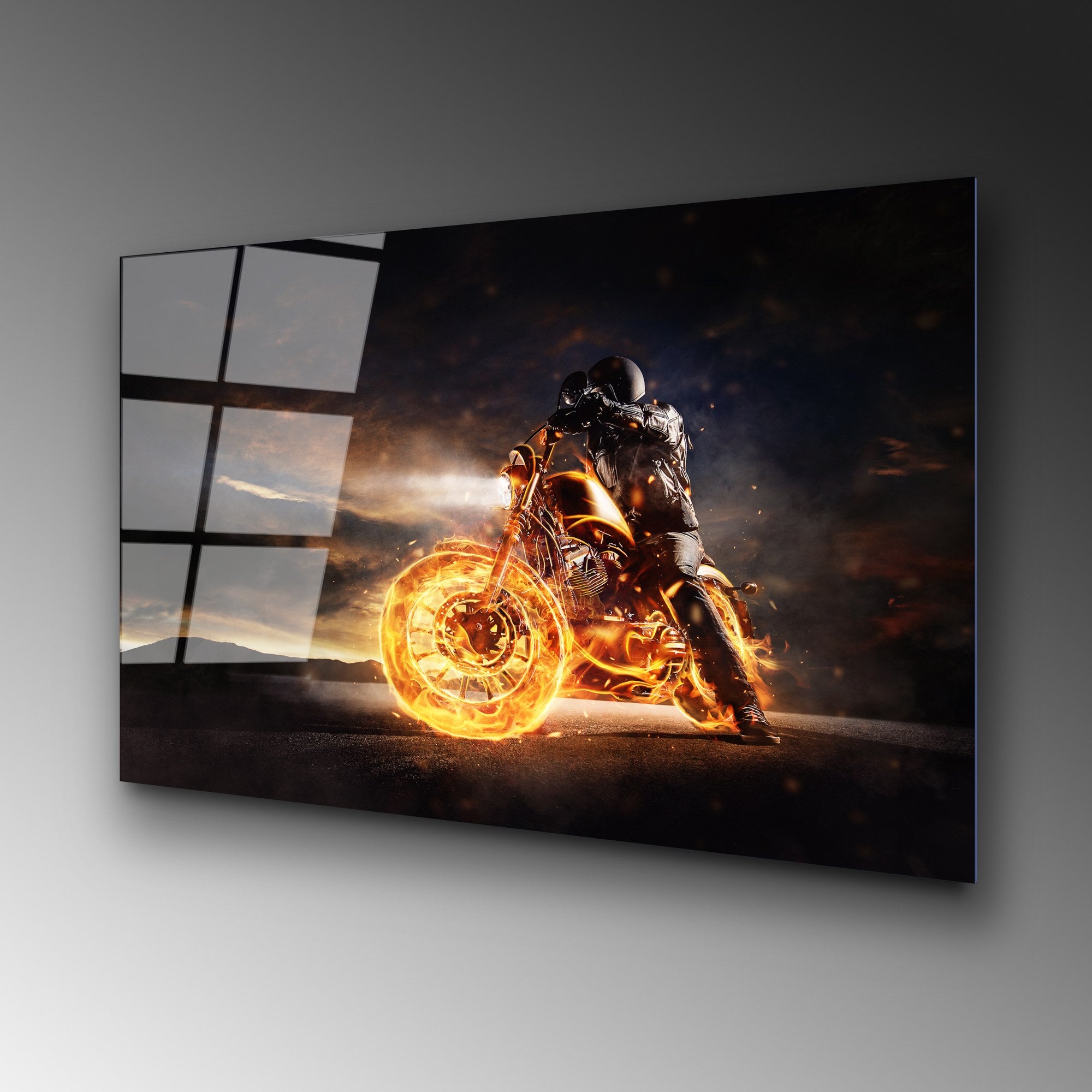 Quadro Decorativo em Vidro Temperado UV-261, Multicolor, 70 x 100 cm (4 mm)