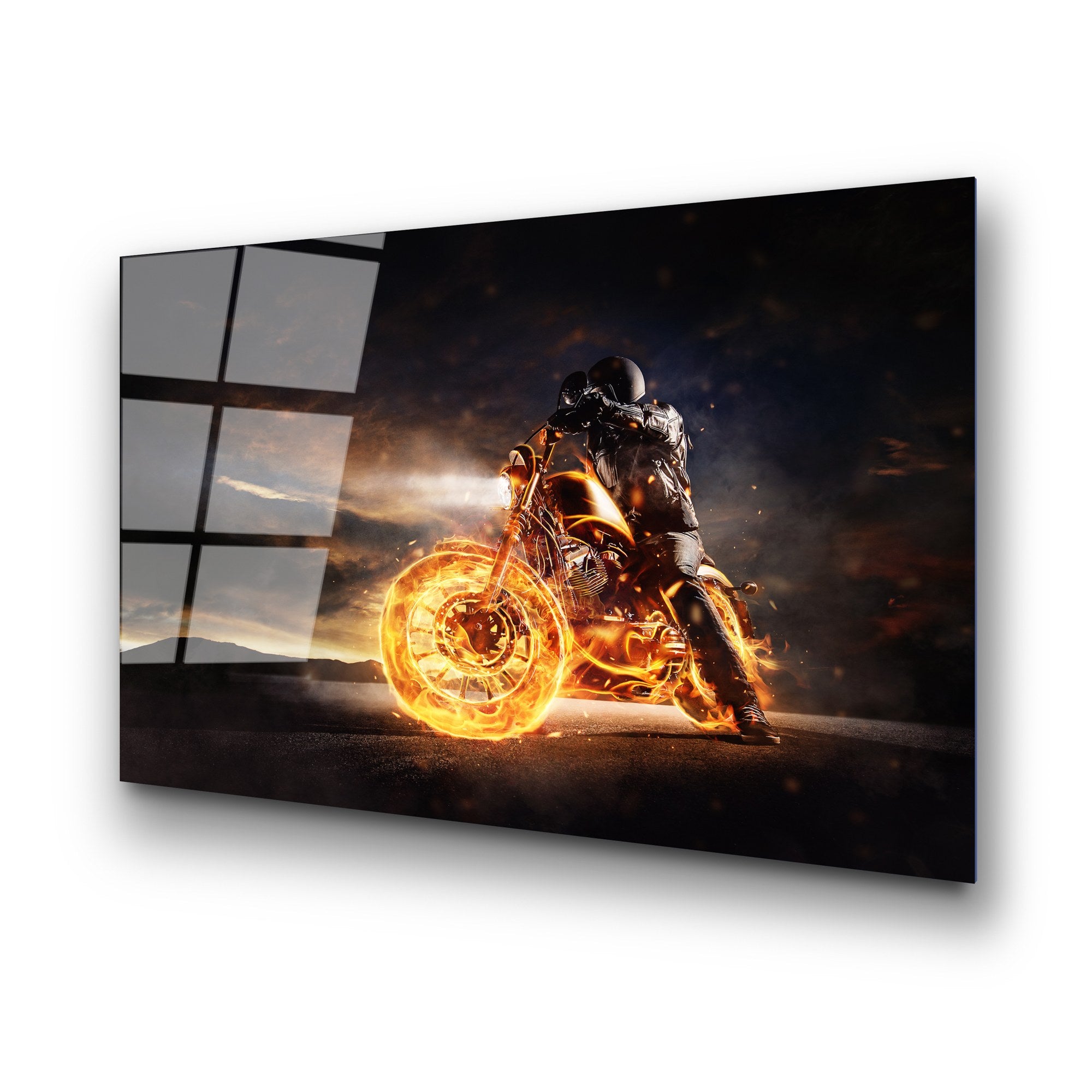 Quadro Decorativo em Vidro Temperado UV-261, Multicolor, 70 x 100 cm (4 mm)