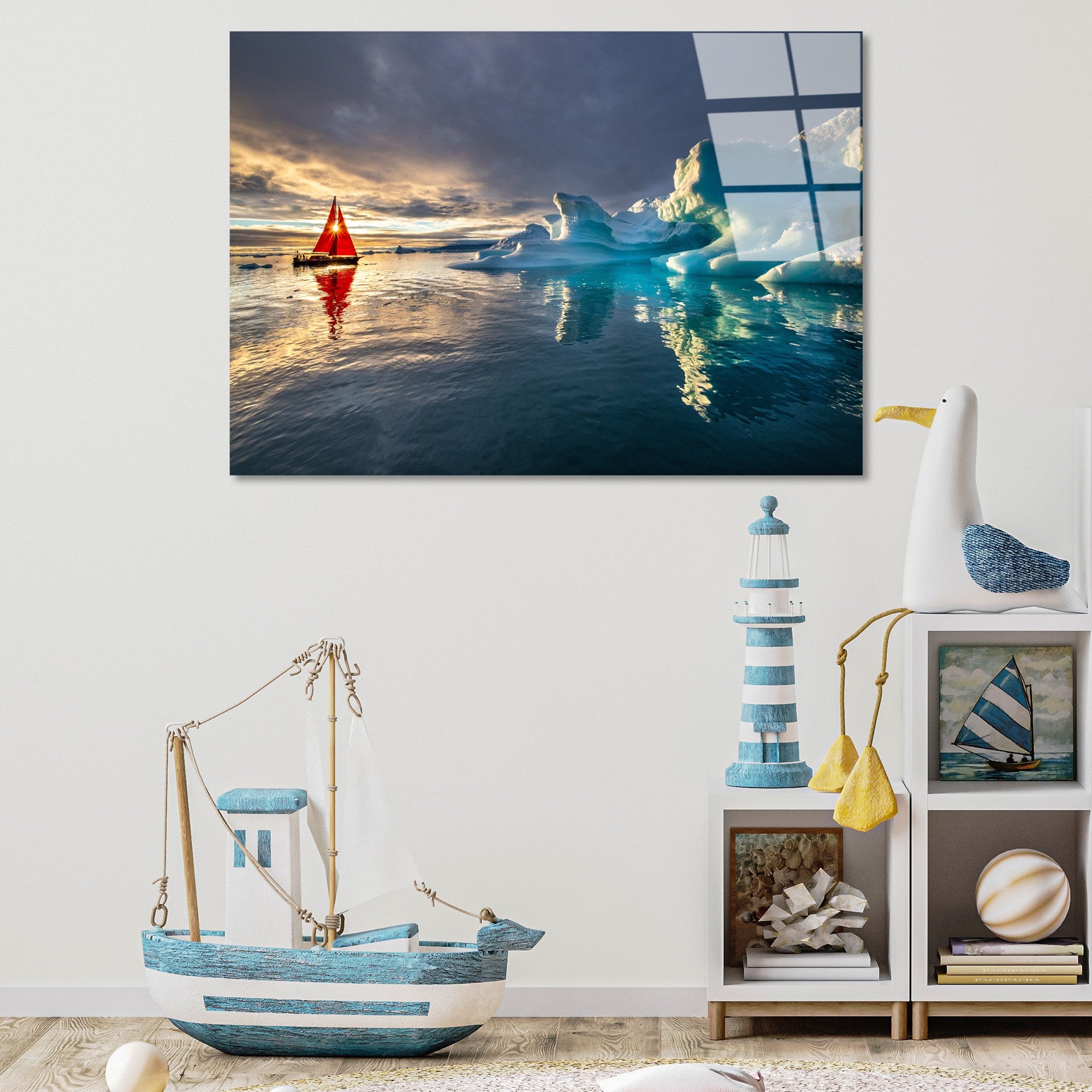 Quadro Decorativo em Vidro Temperado (4 mm) 70 x 100 cm Multicolor - UV-262