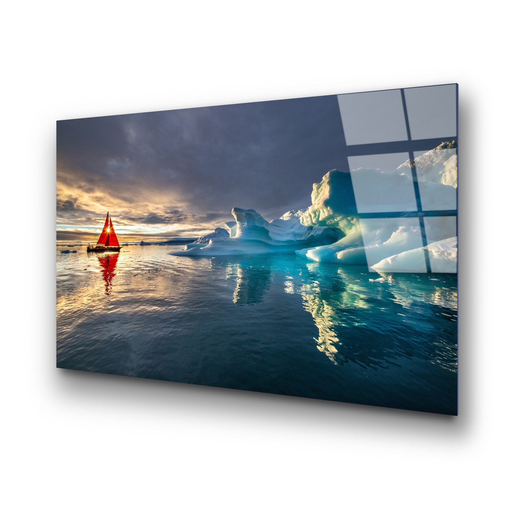 Quadro Decorativo em Vidro Temperado (4 mm) 70 x 100 cm Multicolor - UV-262