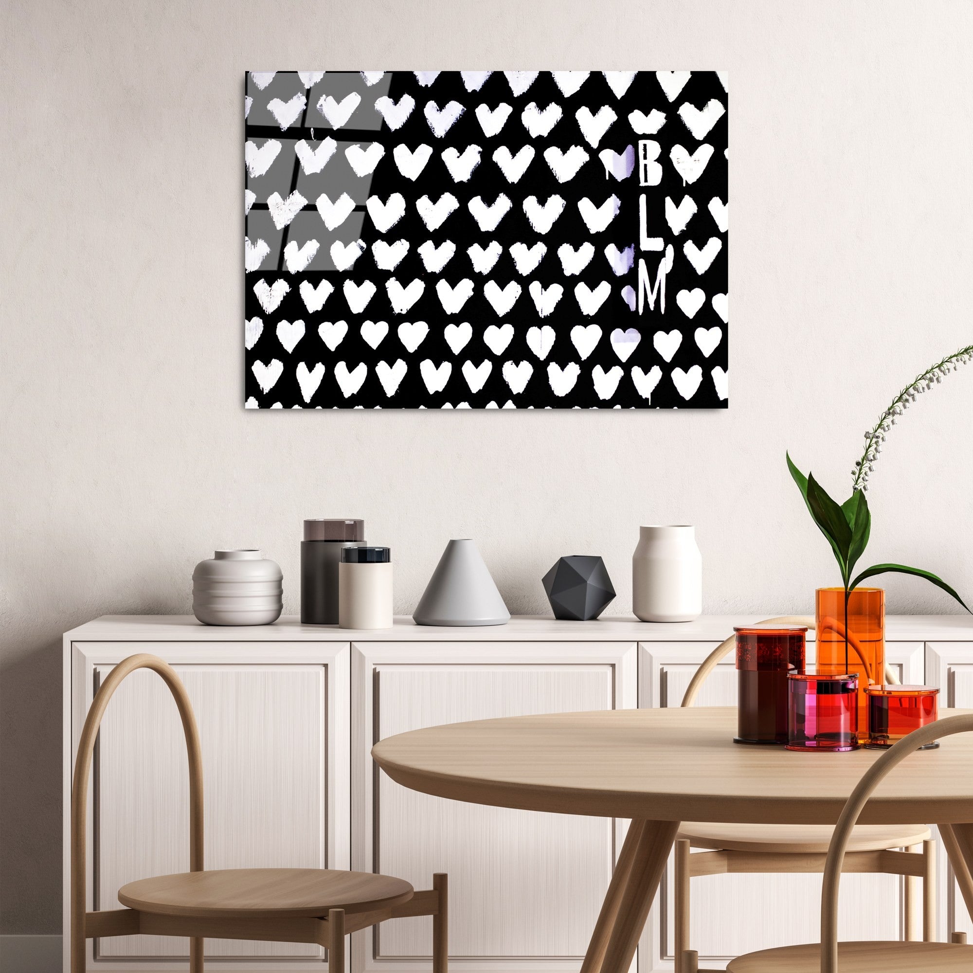 Quadro Decorativo em Vidro Temperado Multicolor UV-479, 45 x 65 cm (4 mm)