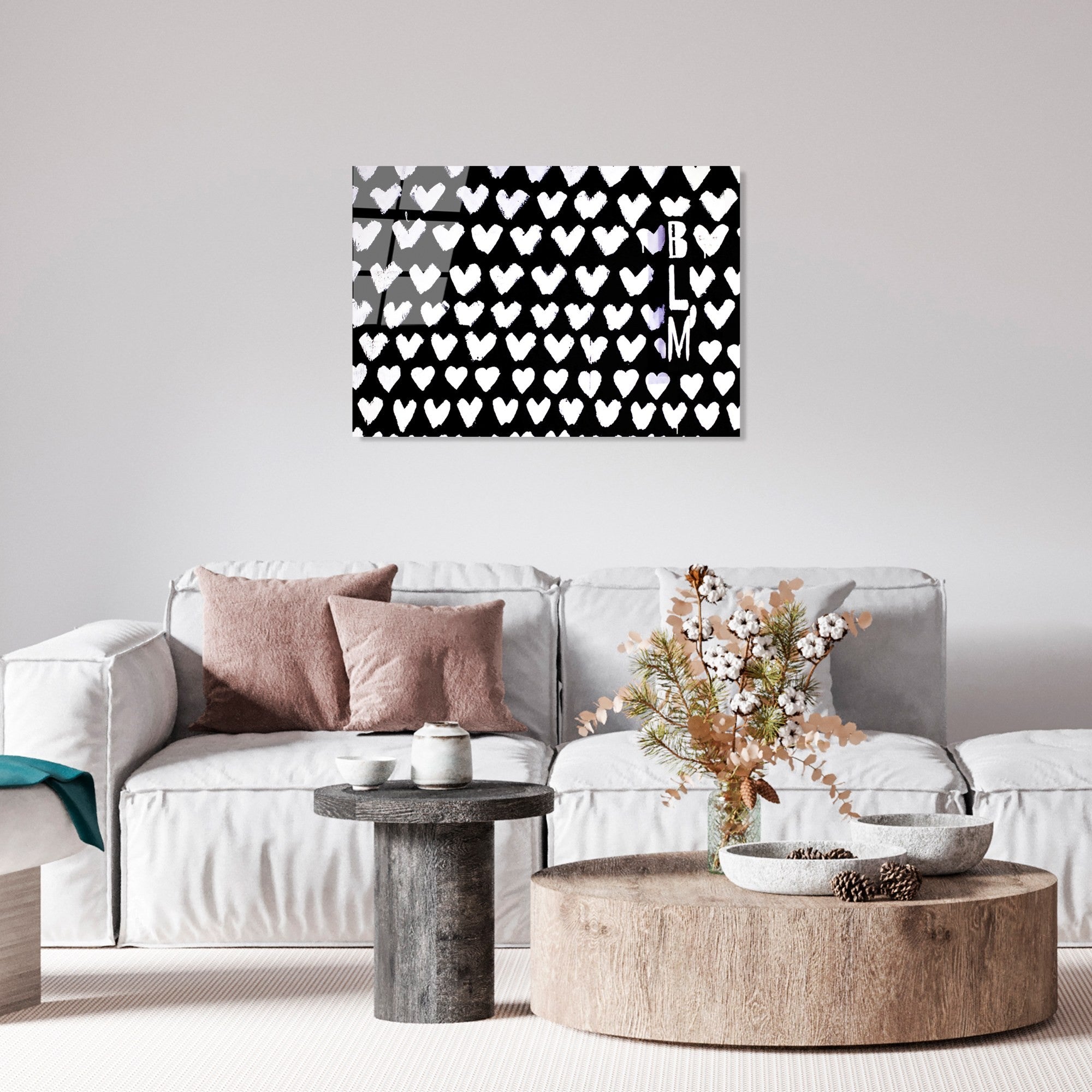 Quadro Decorativo em Vidro Temperado Multicolor UV-479, 45 x 65 cm (4 mm)