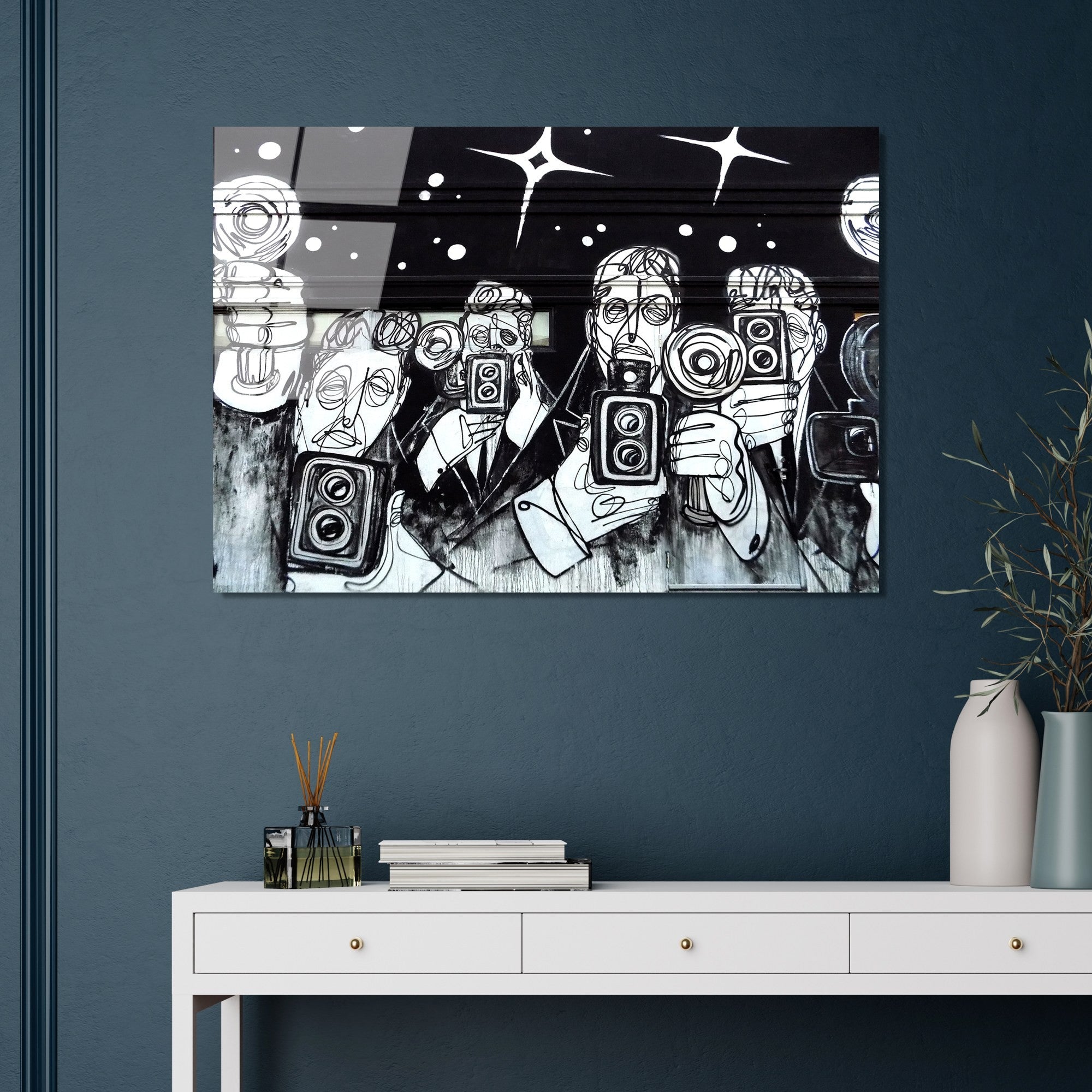 Quadro Decorativo em Vidro Temperado 45 x 65 cm – Multicolor – UV-480 (4 mm) – 123BZM1329