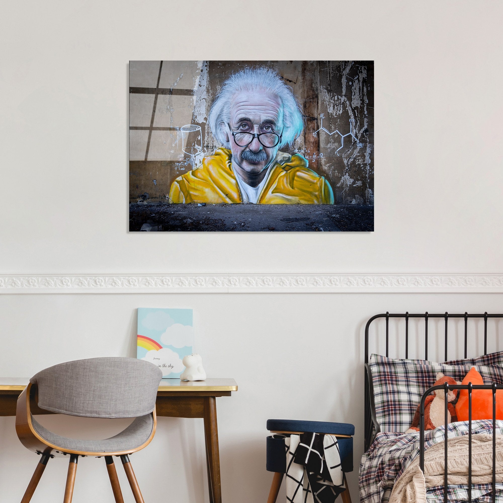 Quadro Decorativo em 100% Vidro Temperado UV-482, Multicor, 45 x 65 cm (4 mm)