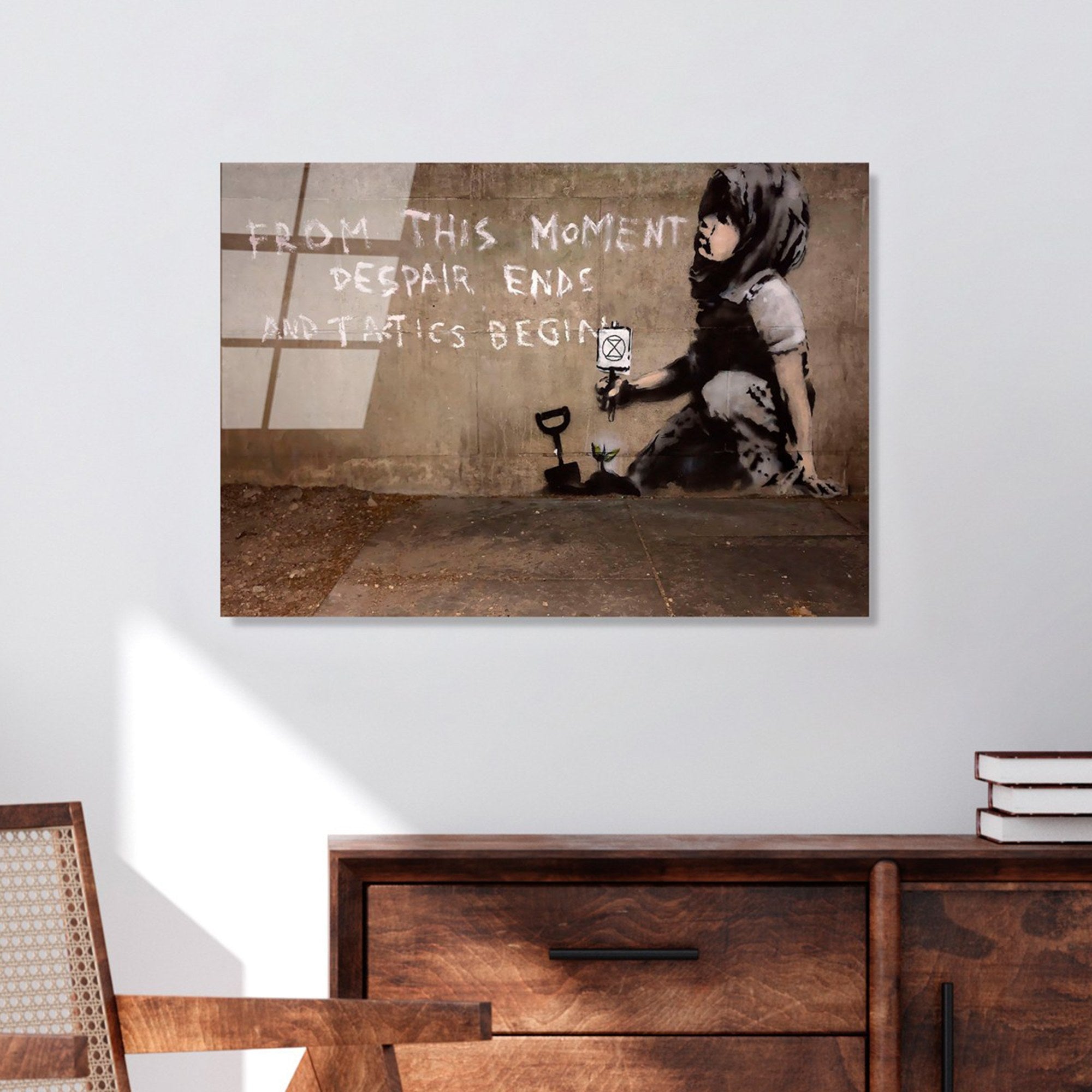 Quadro Decorativo em Vidro Temperado UV-483, Multicolor, 45 x 65 cm, 4 mm