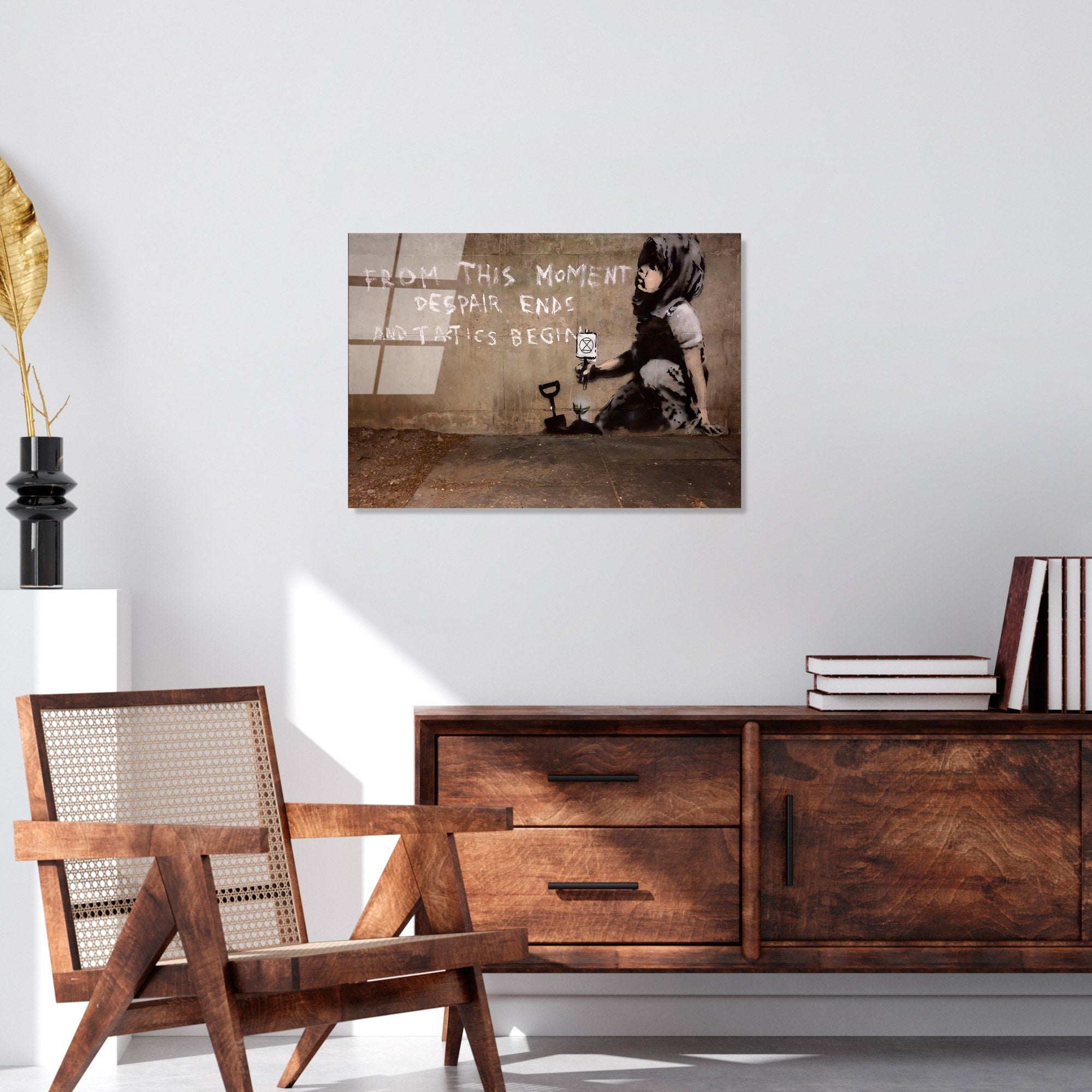 Quadro Decorativo em Vidro Temperado UV-483, Multicolor, 45 x 65 cm, 4 mm