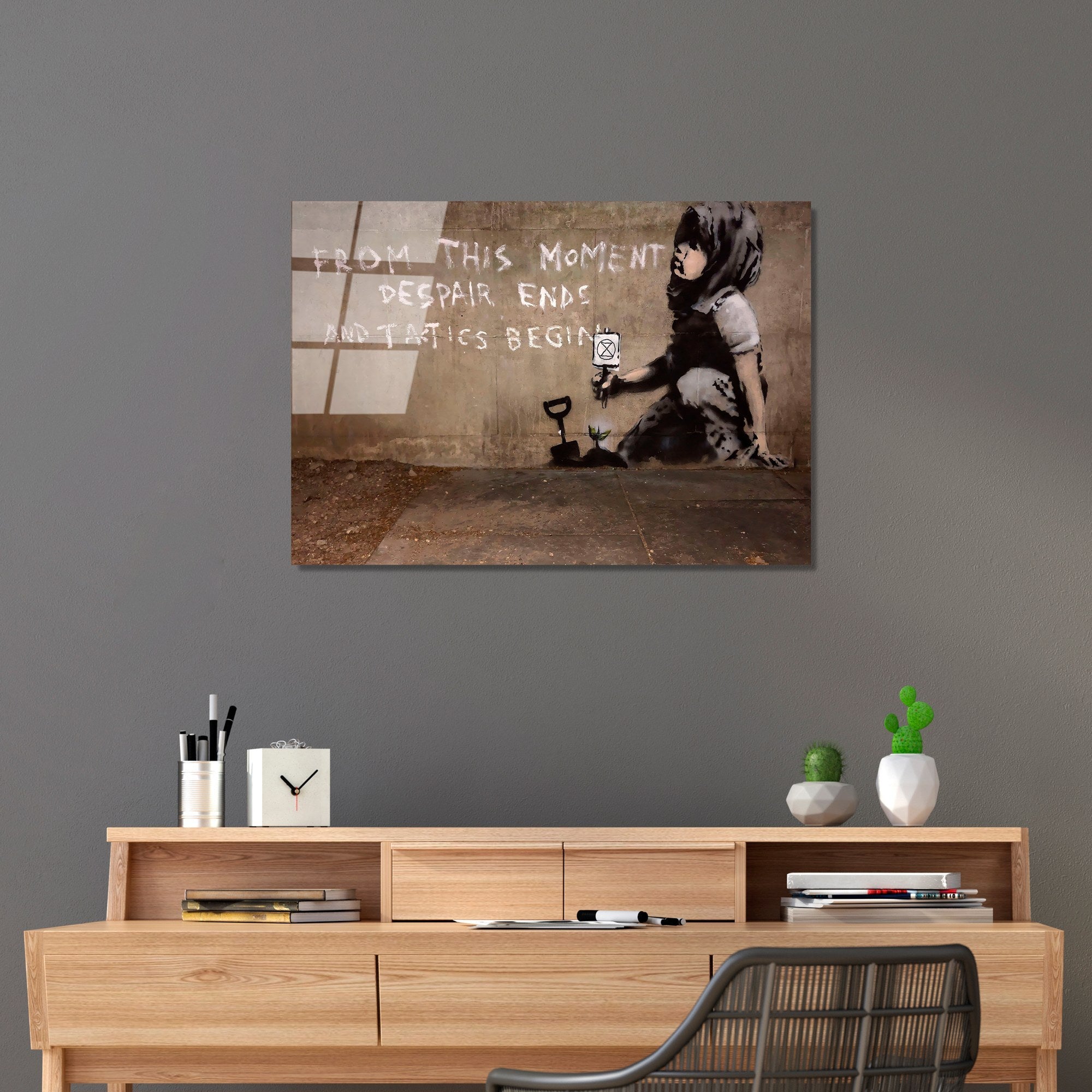 Quadro Decorativo em Vidro Temperado UV-483, Multicolor, 45 x 65 cm, 4 mm