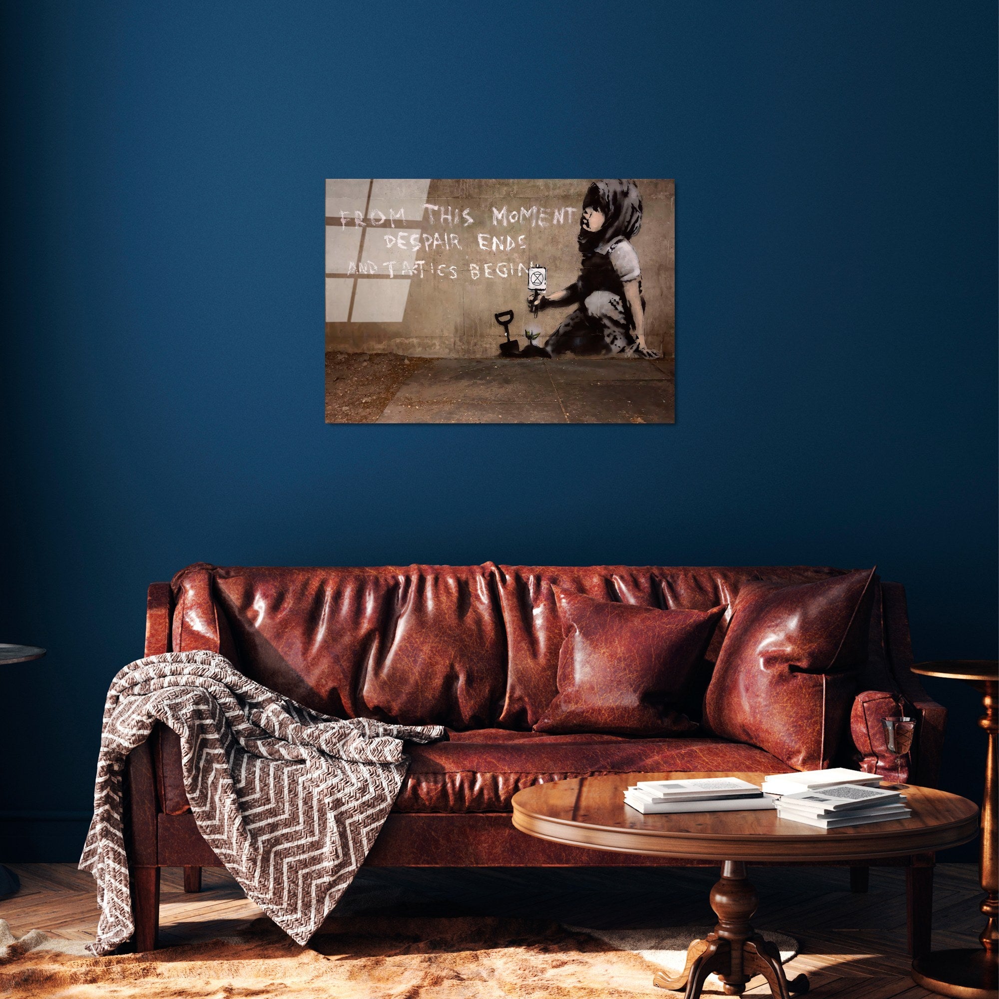 Quadro Decorativo em Vidro Temperado UV-483, Multicolor, 45 x 65 cm, 4 mm