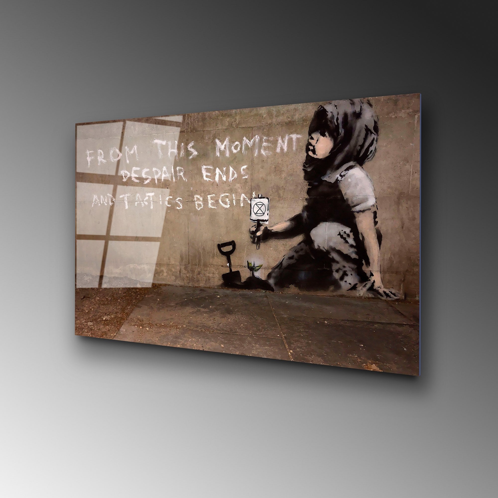 Quadro Decorativo em Vidro Temperado UV-483, Multicolor, 45 x 65 cm, 4 mm