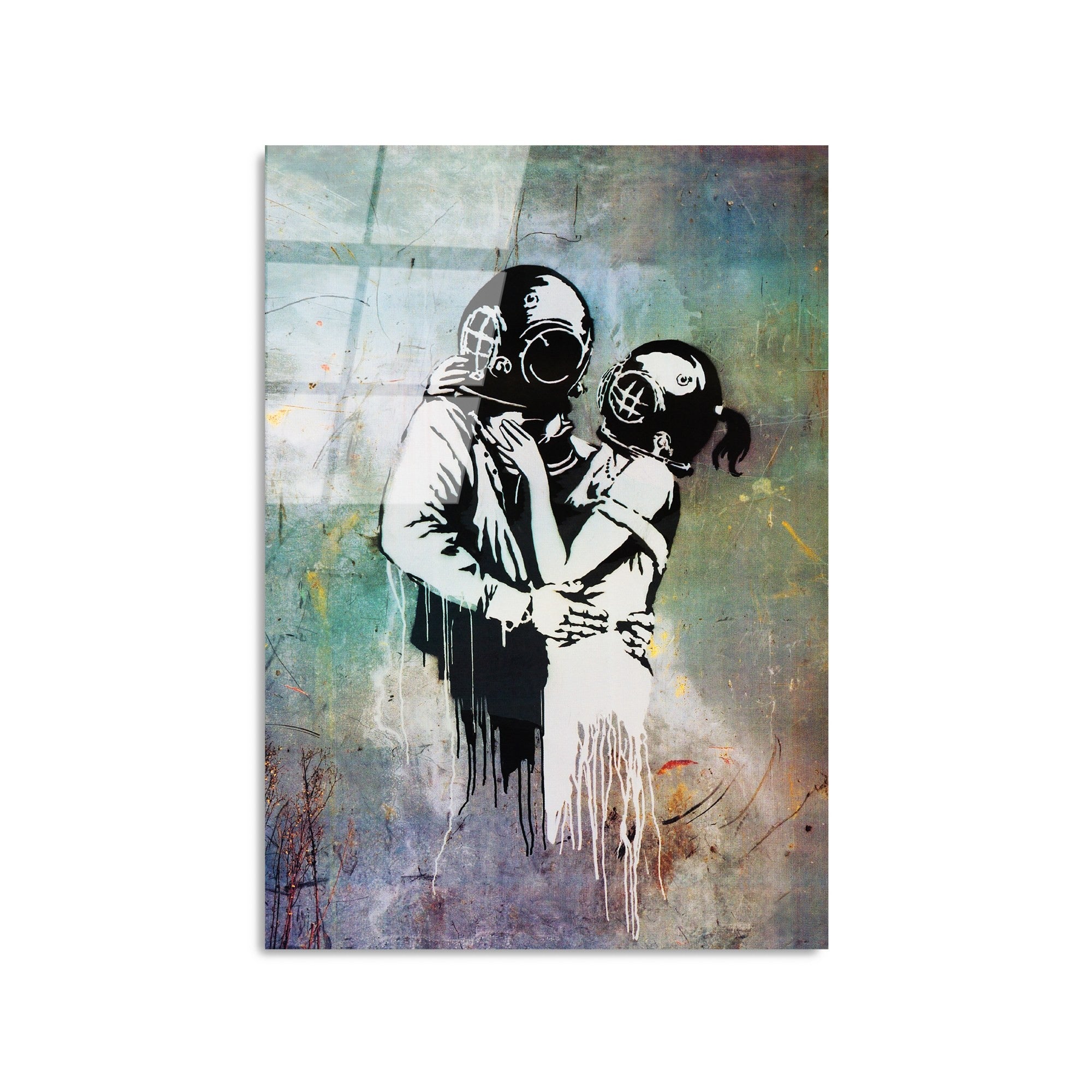 Quadro Decorativo em Vidro Temperado UV-486, Multicolor, 45 x 65 cm (4 mm)