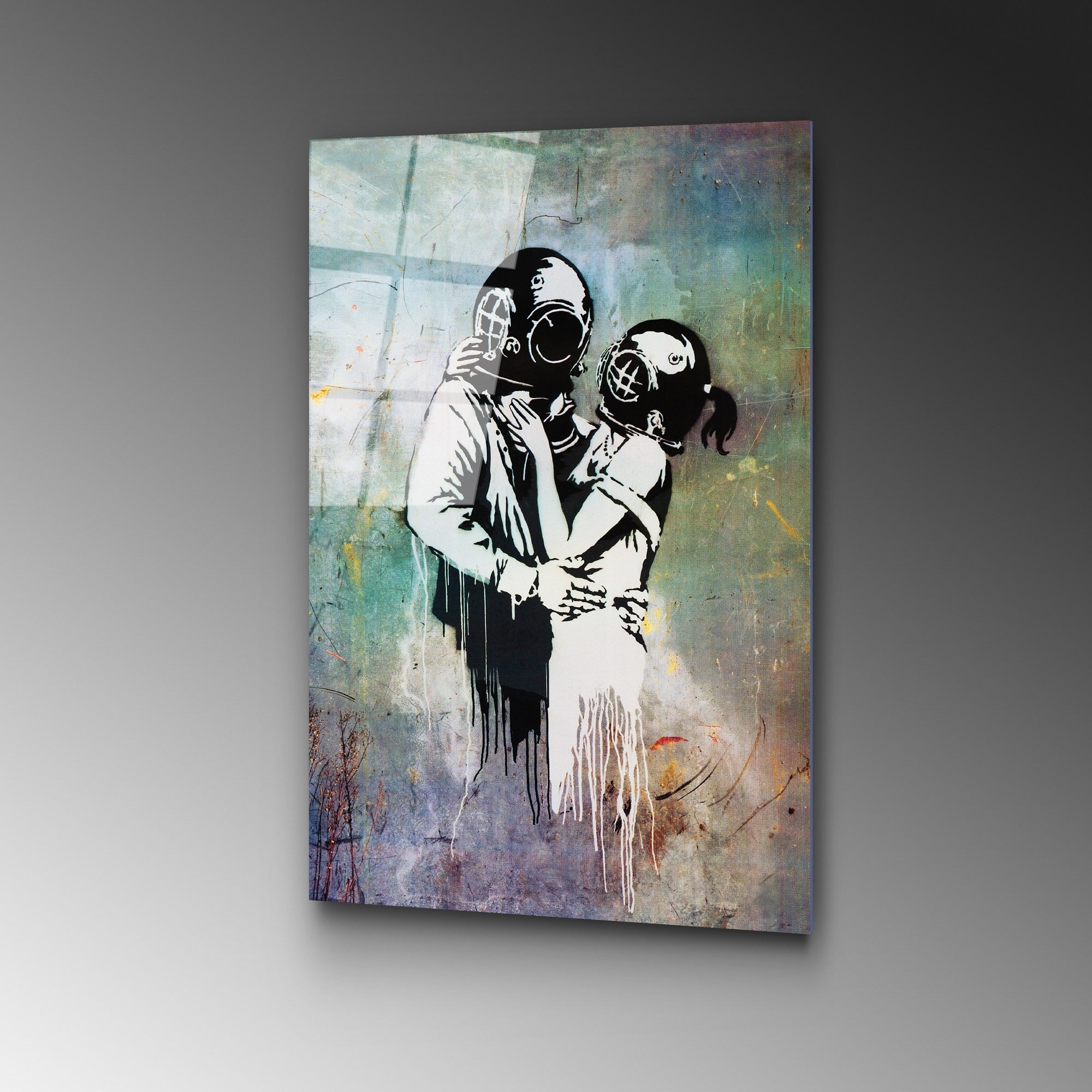 Quadro Decorativo em Vidro Temperado UV-486, Multicolor, 45 x 65 cm (4 mm)