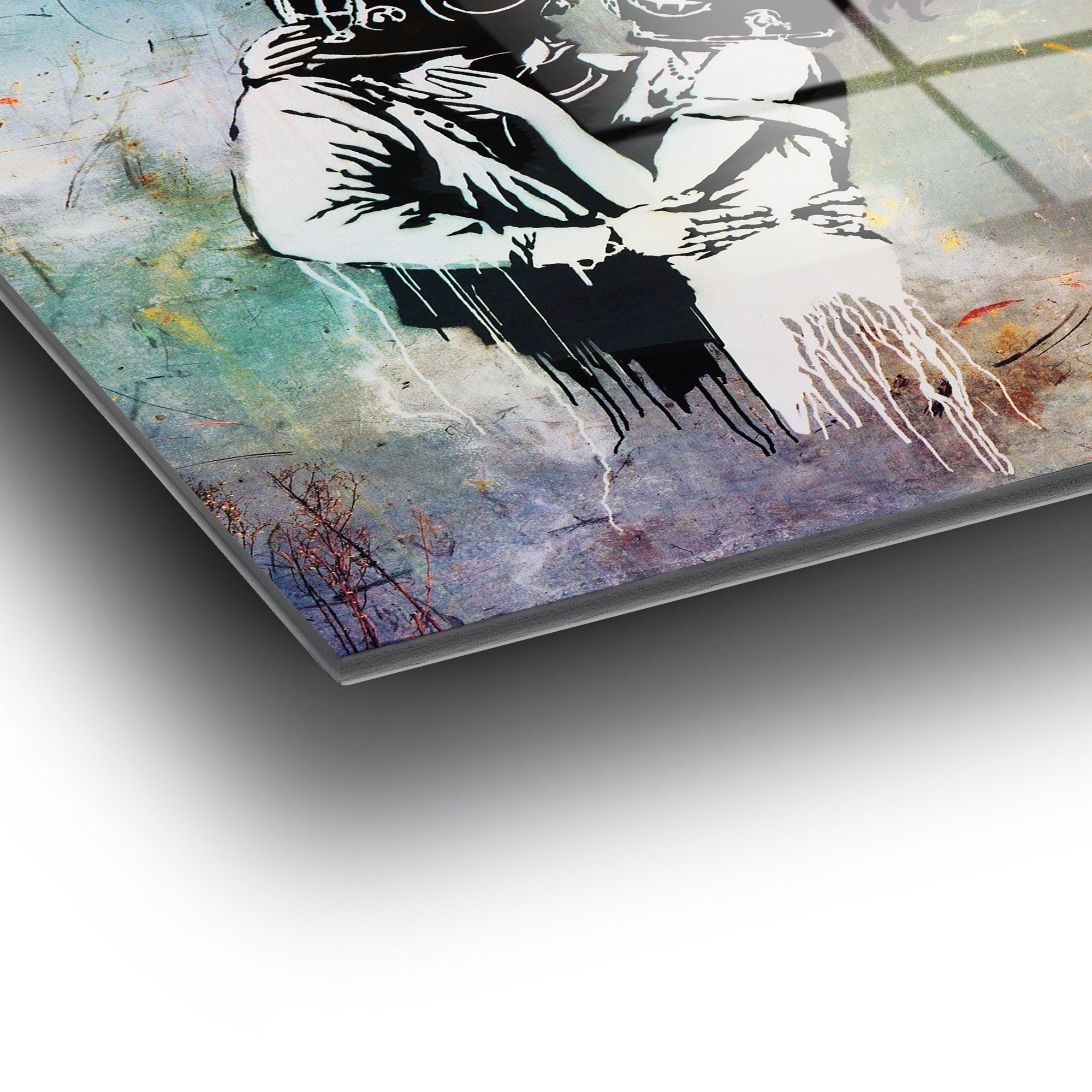 Quadro Decorativo em Vidro Temperado UV-486, Multicolor, 45 x 65 cm (4 mm)