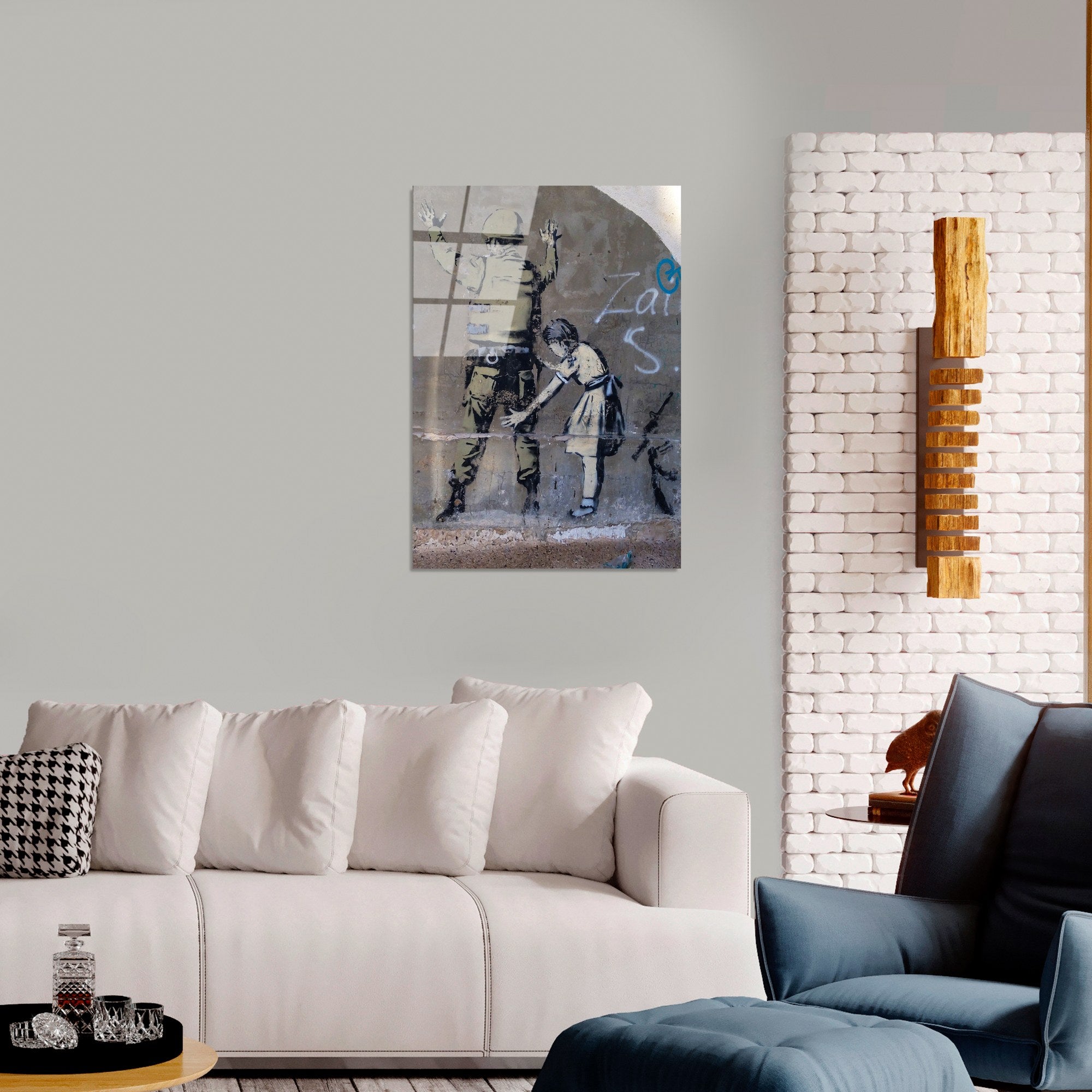 Quadro Decorativo em Vidro Temperado 45 x 65 cm Multicolor (4 mm) – UV-487 | Ref. 123BZM1336