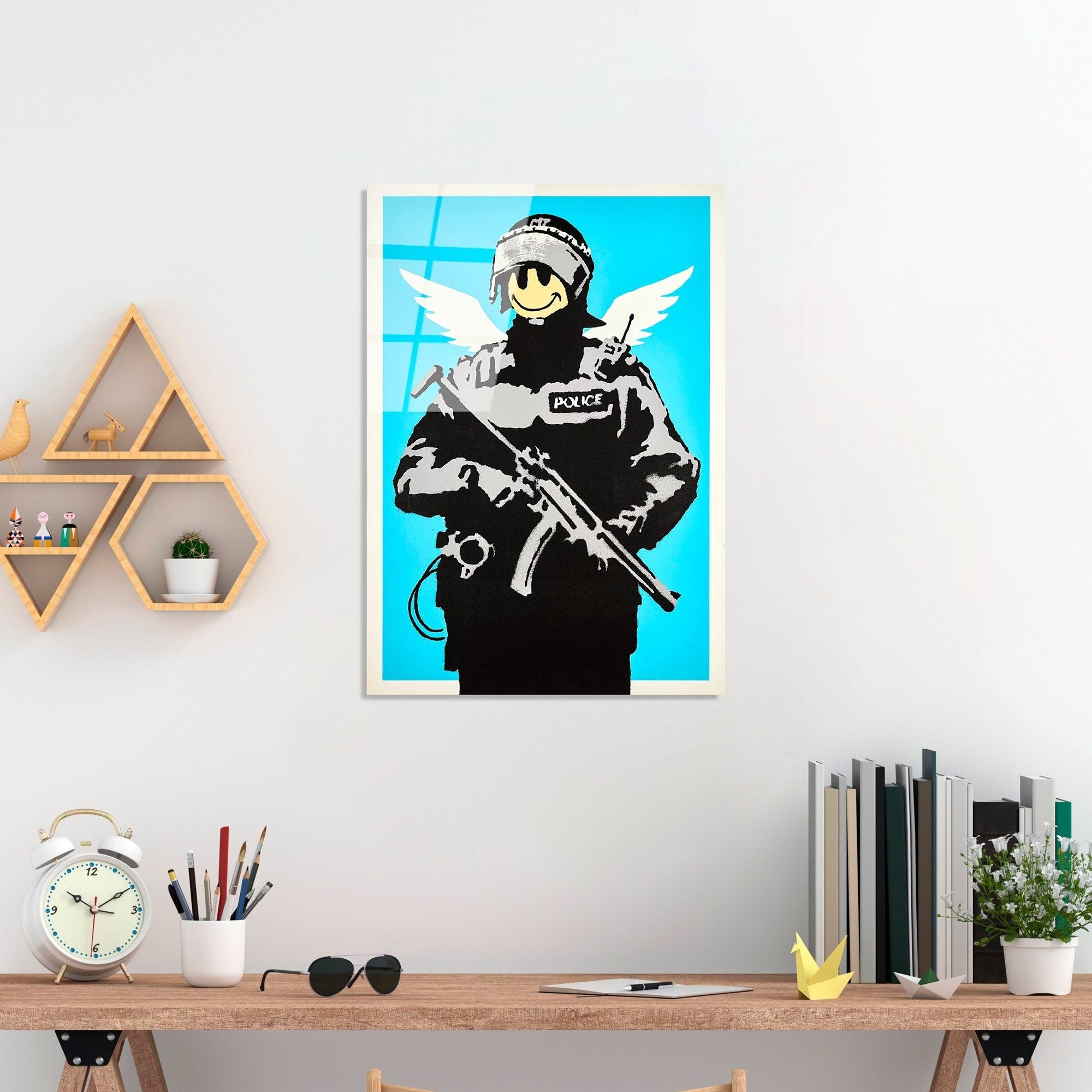 Pintura Decorativa em Vidro Temperado Multicolor UV-488, 45 x 65 cm (4 mm)