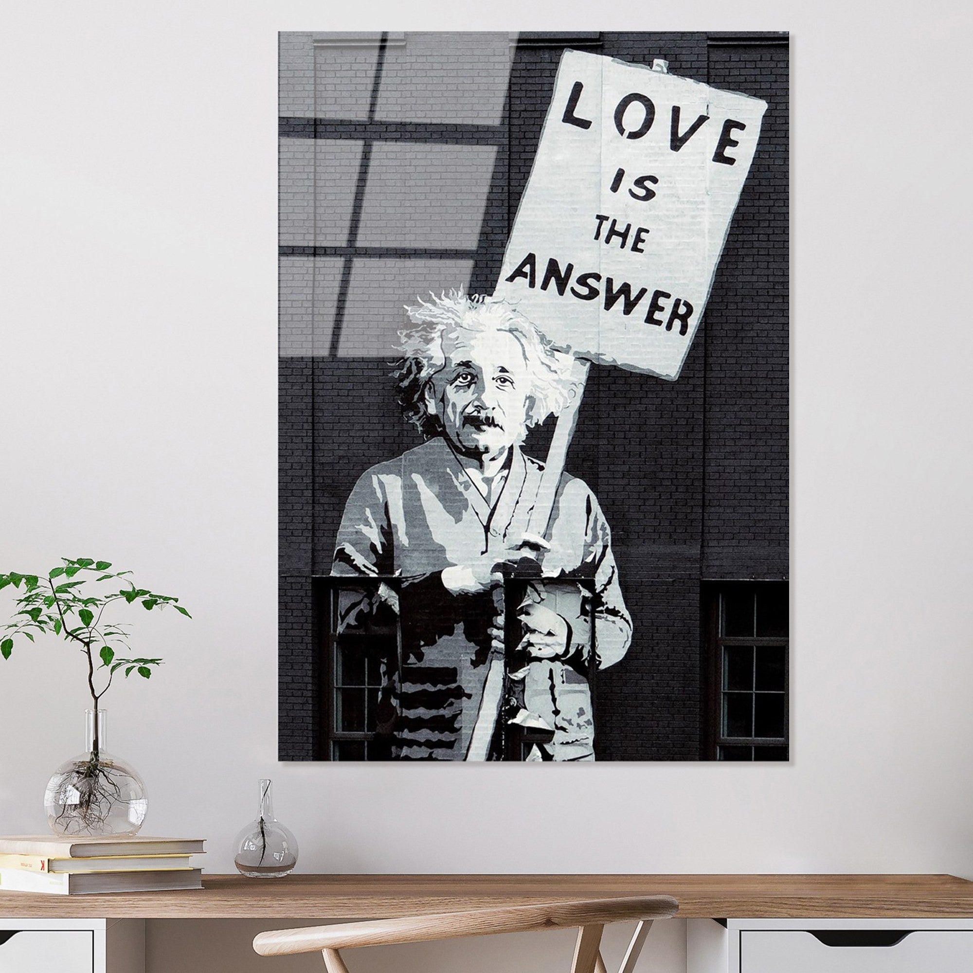 Quadro Decorativo em Vidro Temperado Multicolorido 45 x 65 cm (4 mm) - UV-489