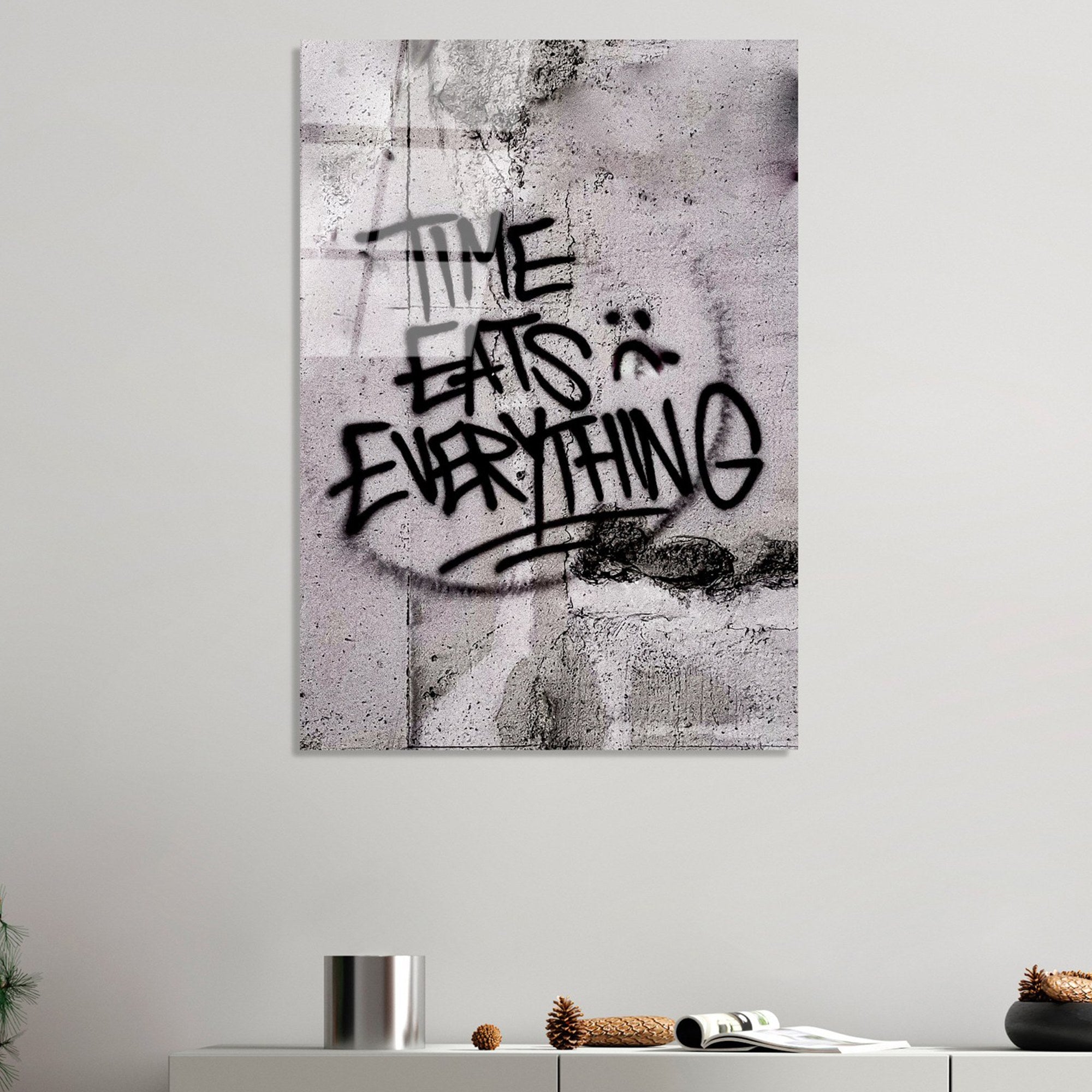 Quadro Decorativo em Vidro Temperado 4 mm UV-490, 45 x 65 cm, Multicolor | Ref. 123BZM1339