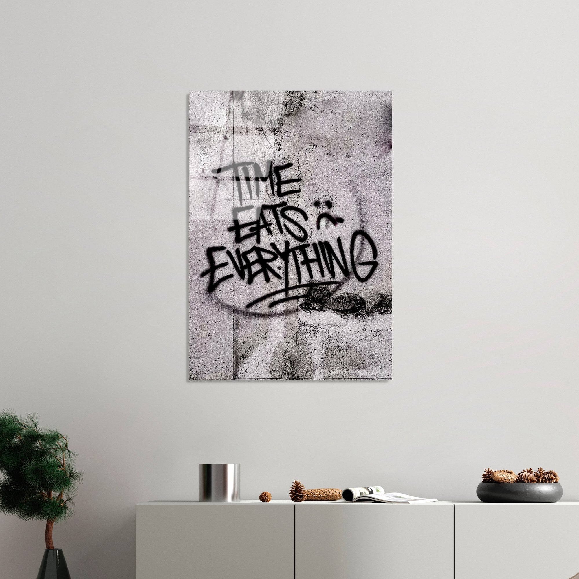 Quadro Decorativo em Vidro Temperado 4 mm UV-490, 45 x 65 cm, Multicolor | Ref. 123BZM1339