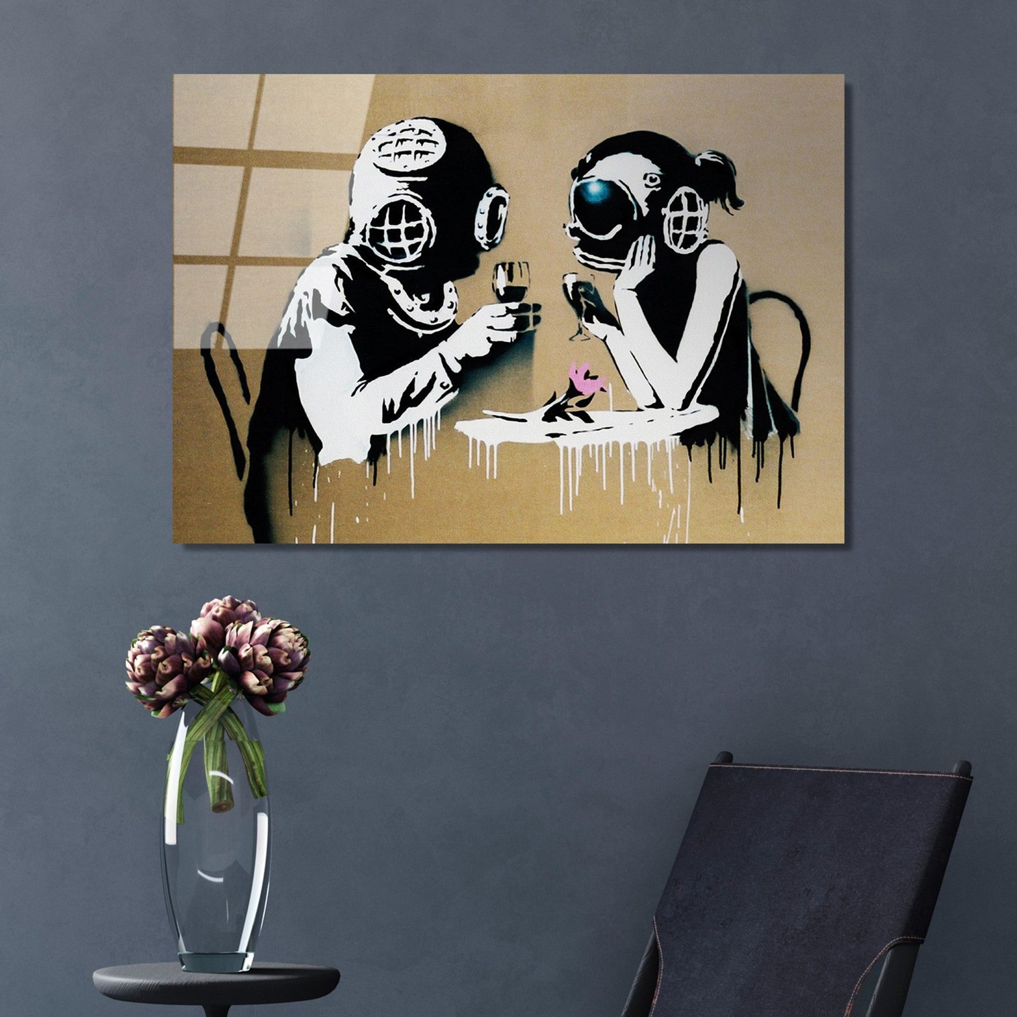 Quadro Decorativo em Vidro Temperado UV-492 Multicolor 45 x 65 cm (4 mm)