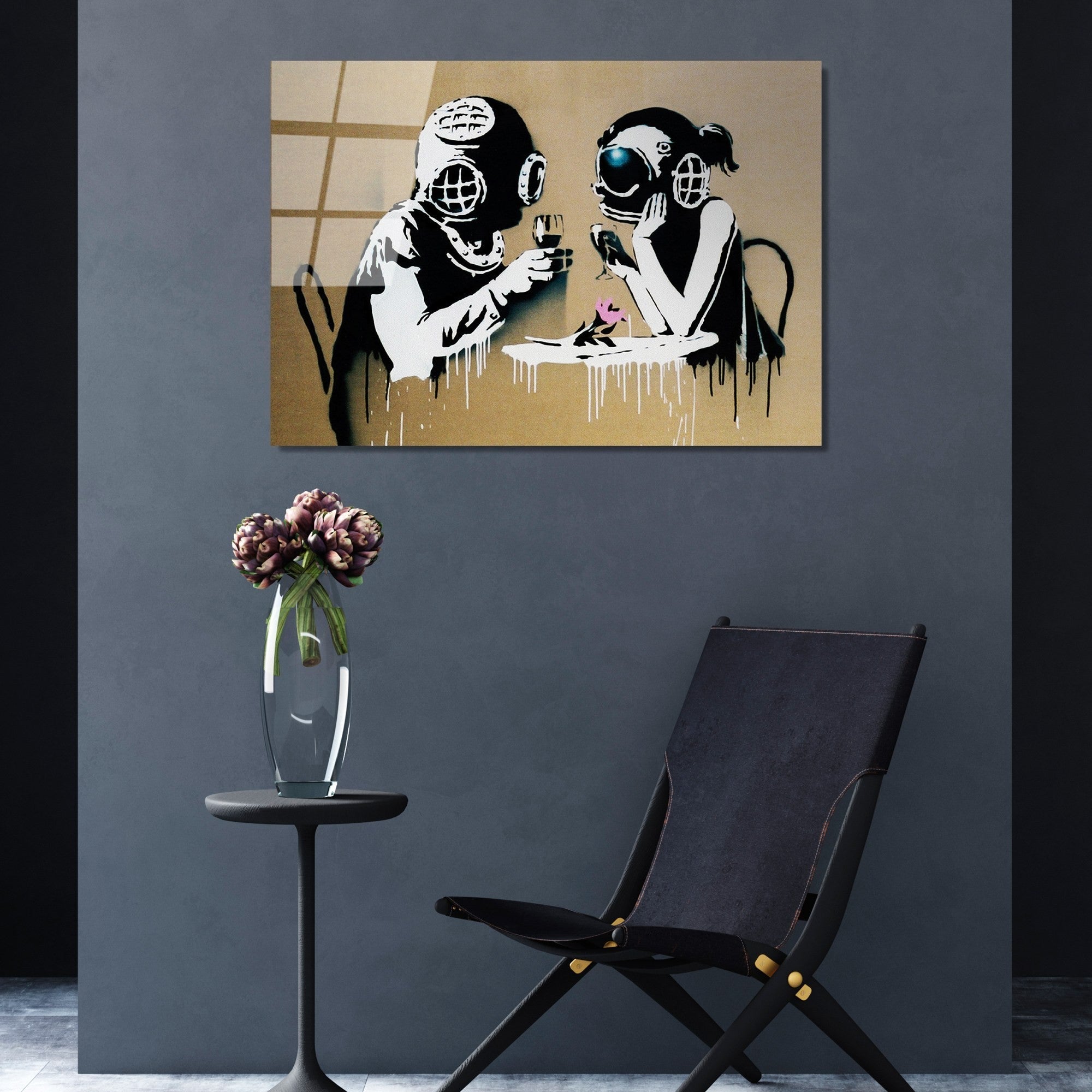 Quadro Decorativo em Vidro Temperado UV-492 Multicolor 45 x 65 cm (4 mm)