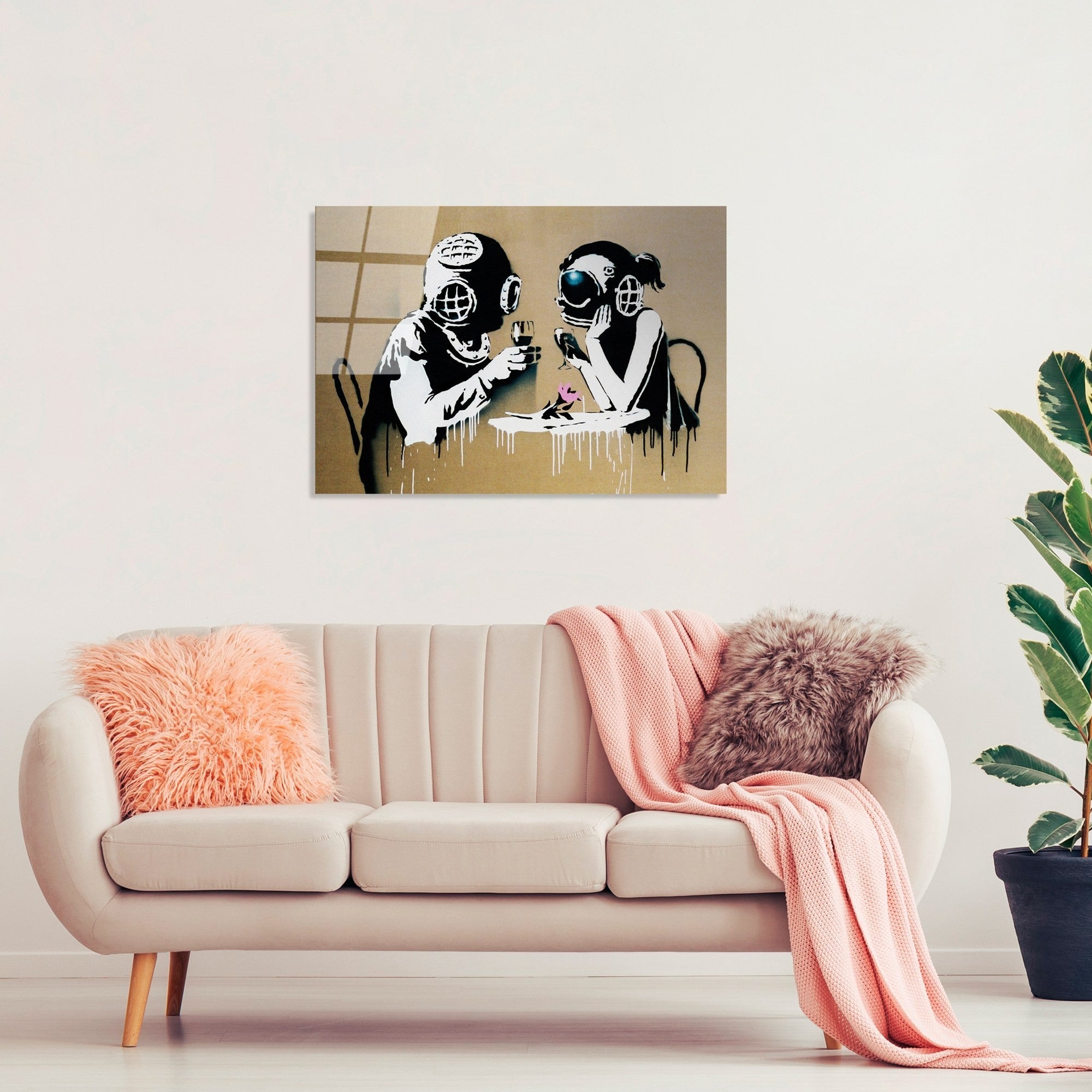 Quadro Decorativo em Vidro Temperado UV-492 Multicolor 45 x 65 cm (4 mm)