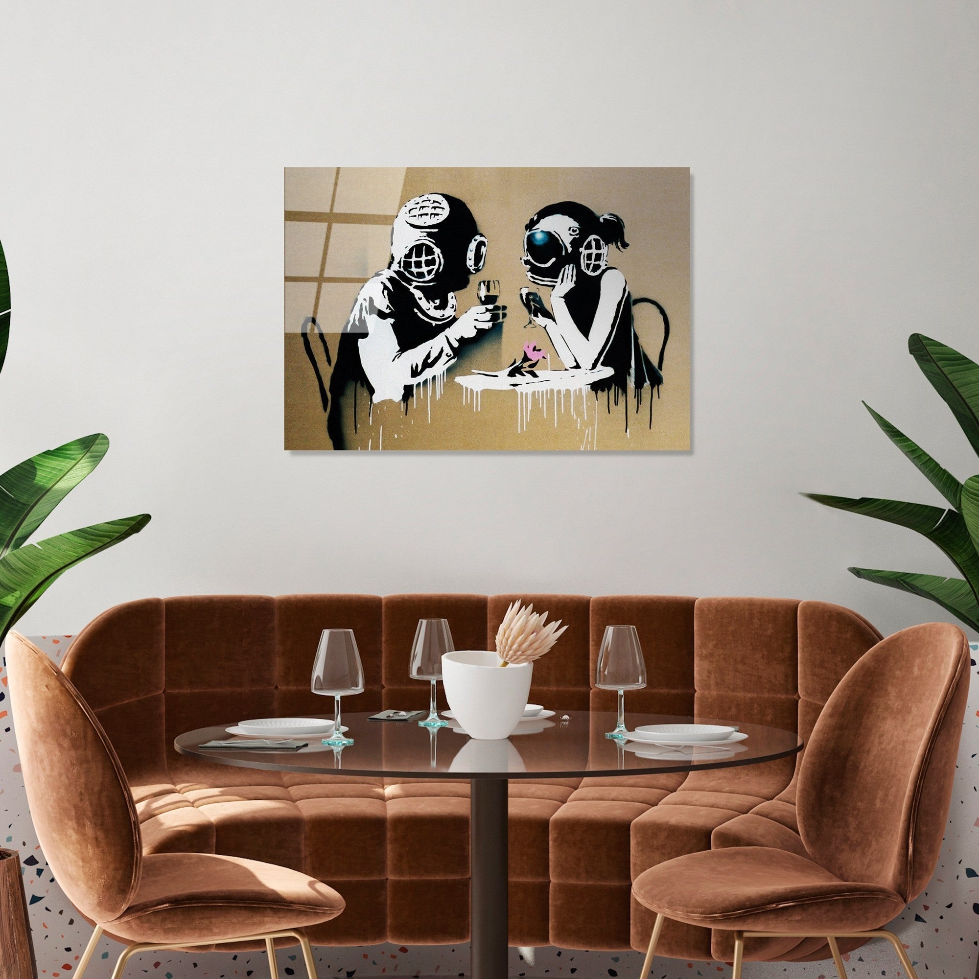 Quadro Decorativo em Vidro Temperado UV-492 Multicolor 45 x 65 cm (4 mm)