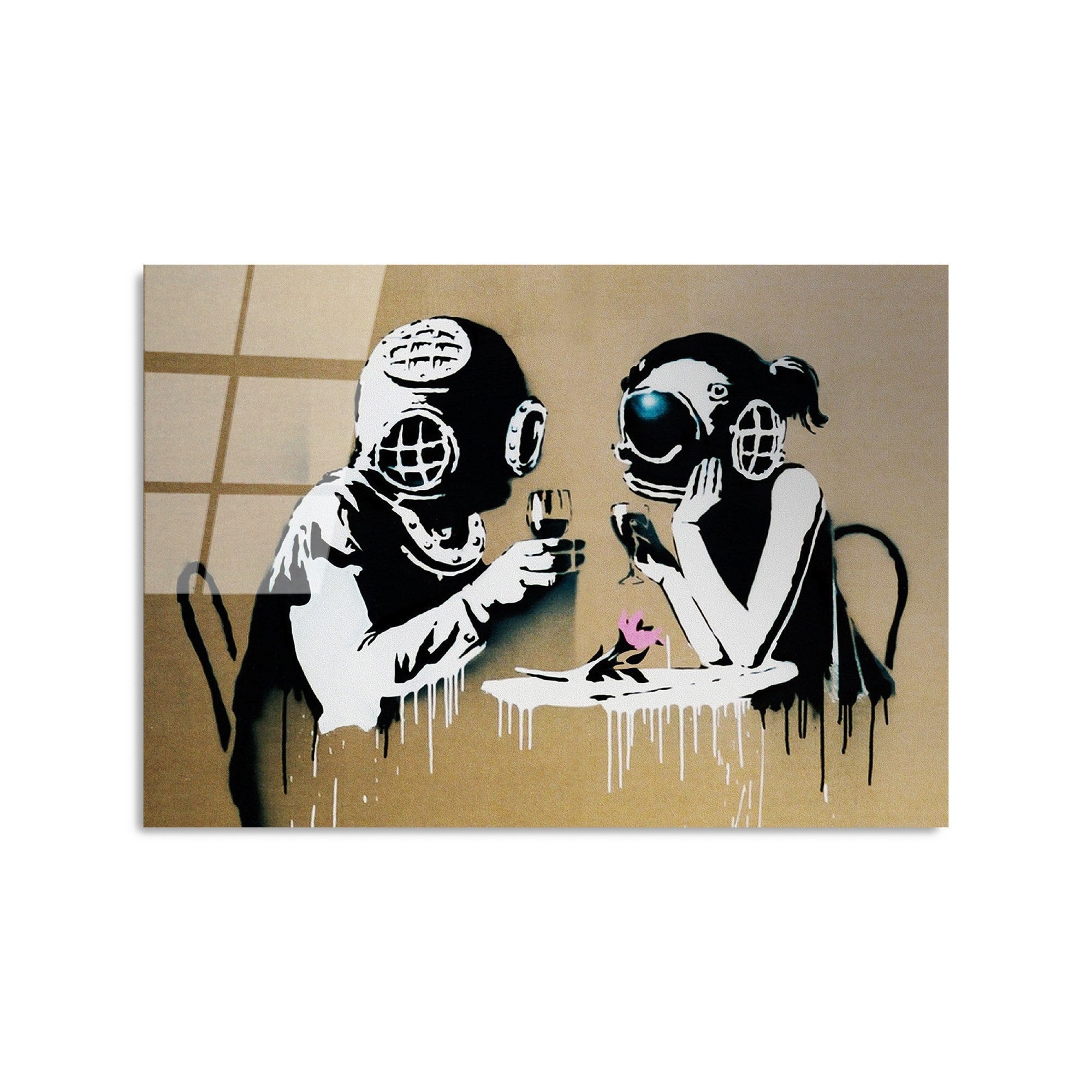 Quadro Decorativo em Vidro Temperado UV-492 Multicolor 45 x 65 cm (4 mm)