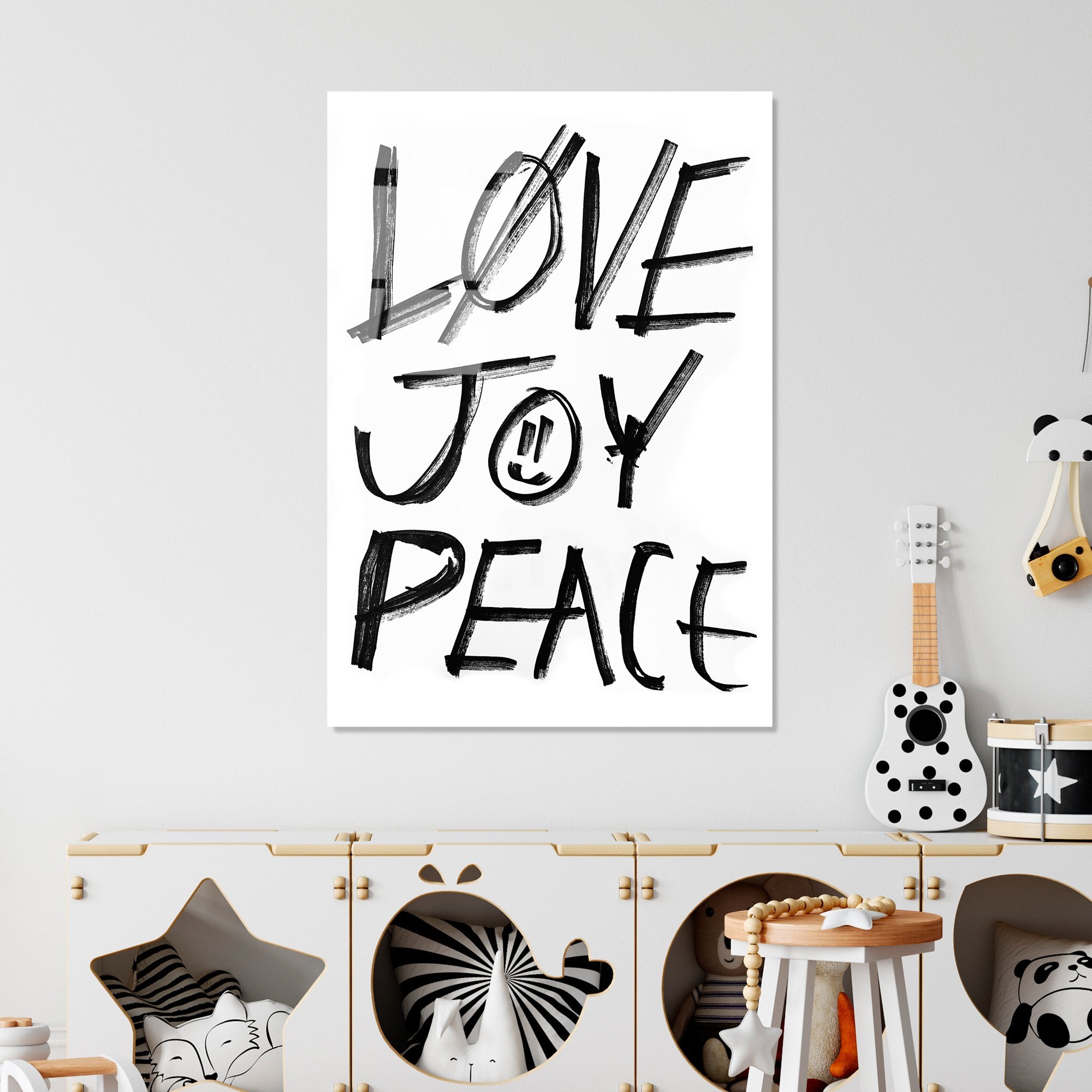 Quadro Decorativo em Vidro Temperado UV-494, 45 x 65 cm, Multicor, 4 mm