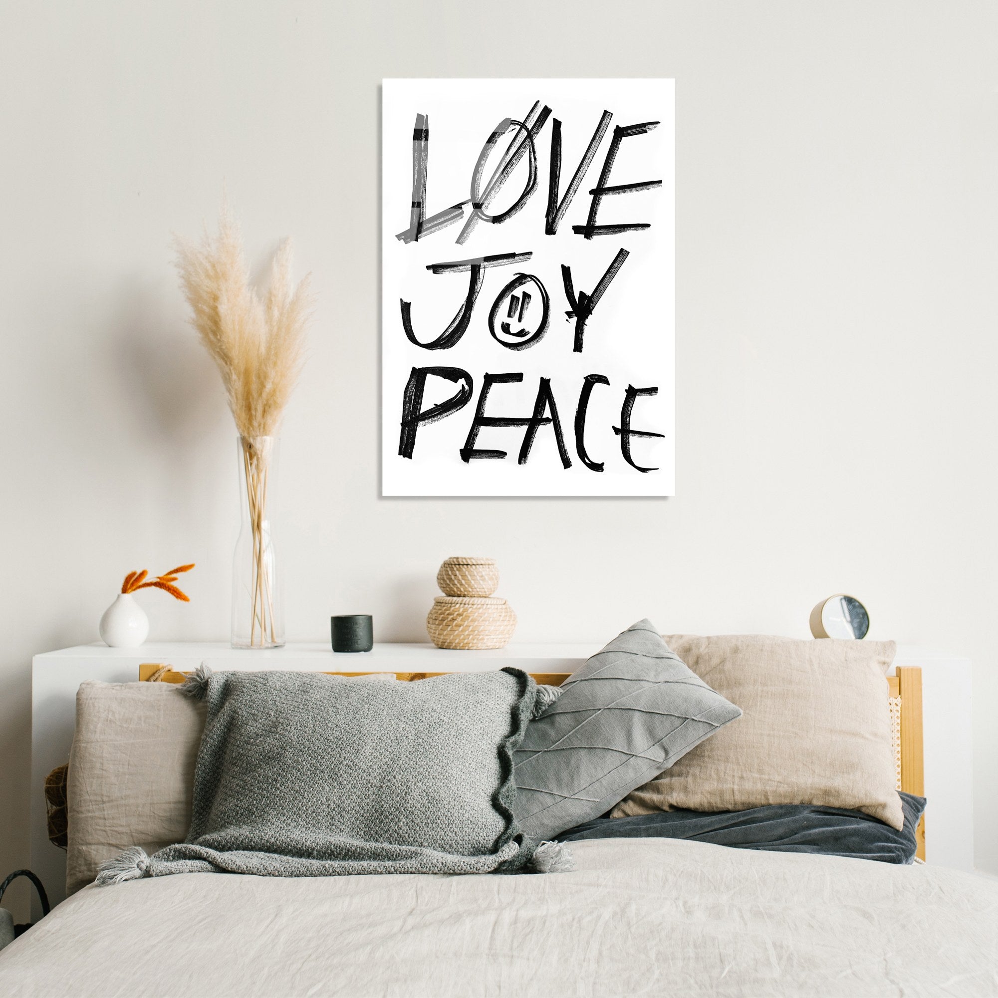 Quadro Decorativo em Vidro Temperado UV-494, 45 x 65 cm, Multicor, 4 mm