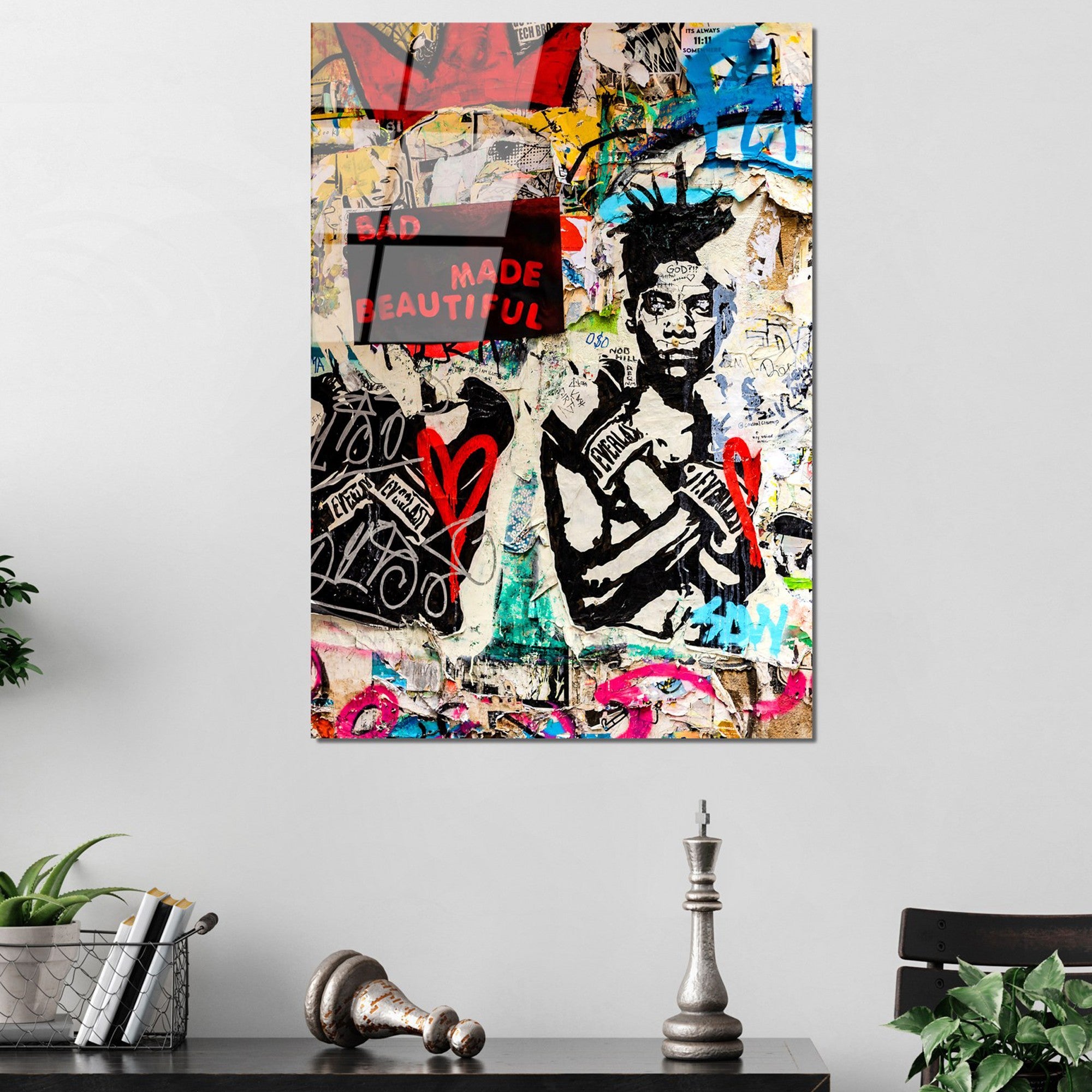 Quadro Decorativo em Vidro Temperado 4 mm, Multicolor, 45 x 65 cm – UV-495 (Ref. 123BZM1344)