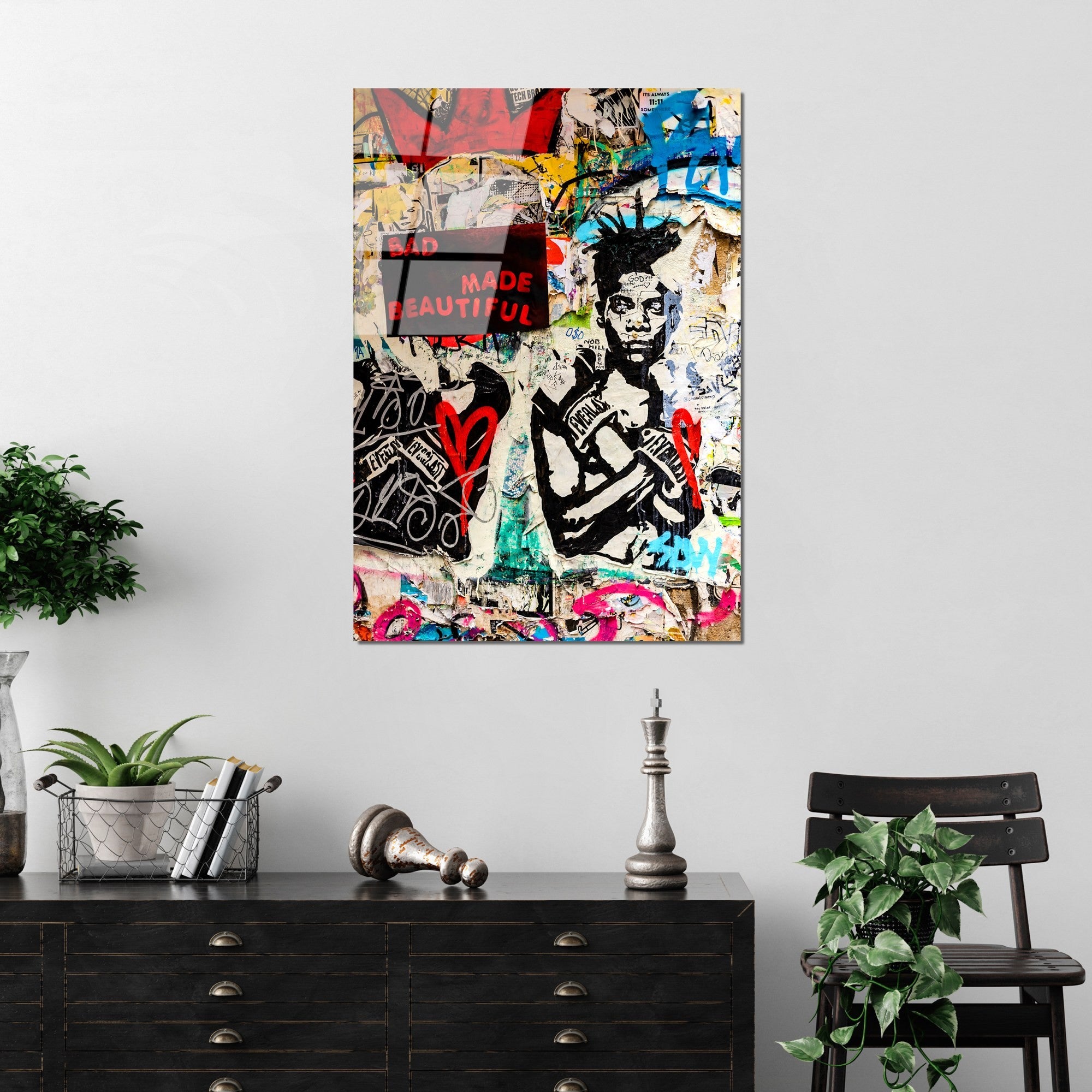 Quadro Decorativo em Vidro Temperado 4 mm, Multicolor, 45 x 65 cm – UV-495 (Ref. 123BZM1344)