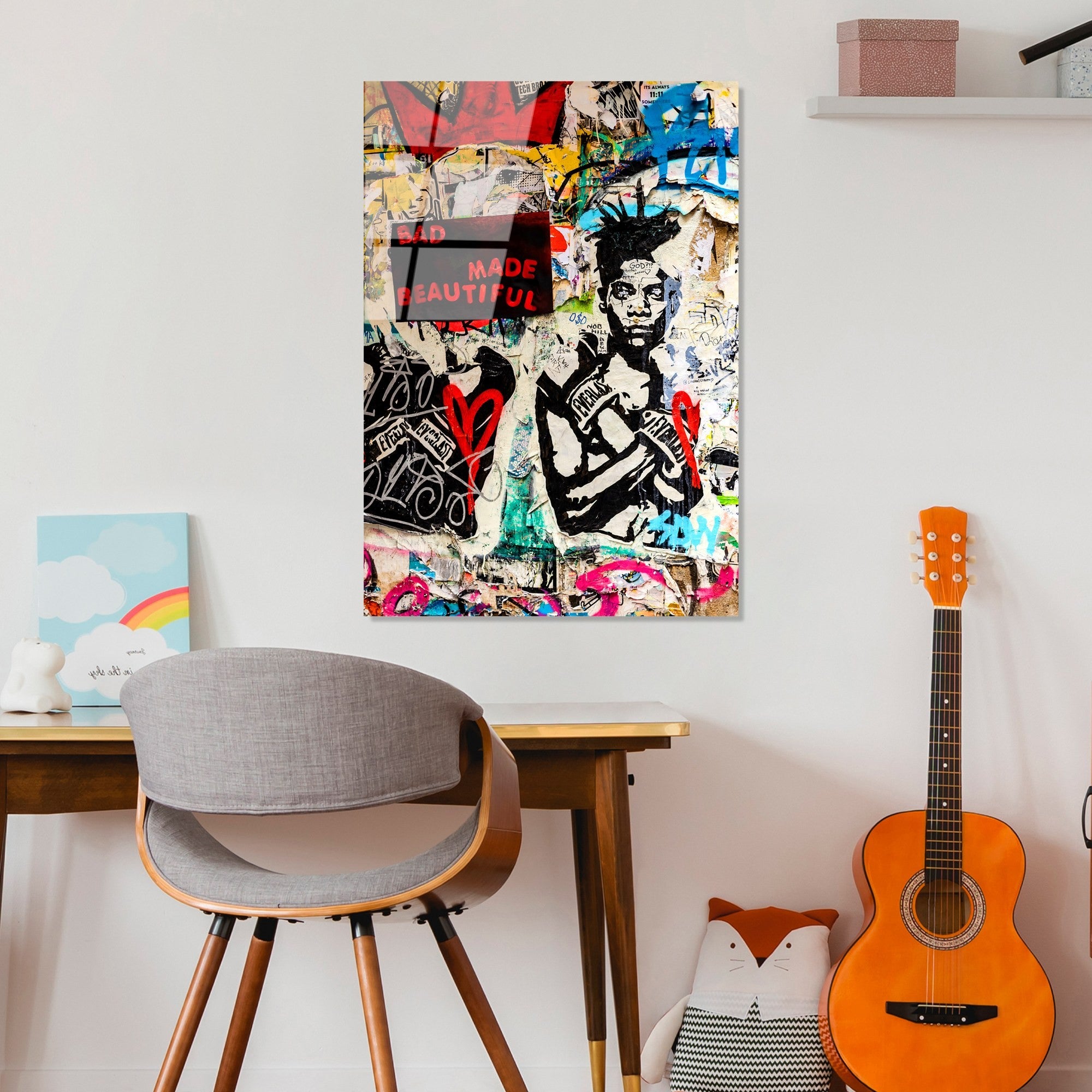 Quadro Decorativo em Vidro Temperado 4 mm, Multicolor, 45 x 65 cm – UV-495 (Ref. 123BZM1344)