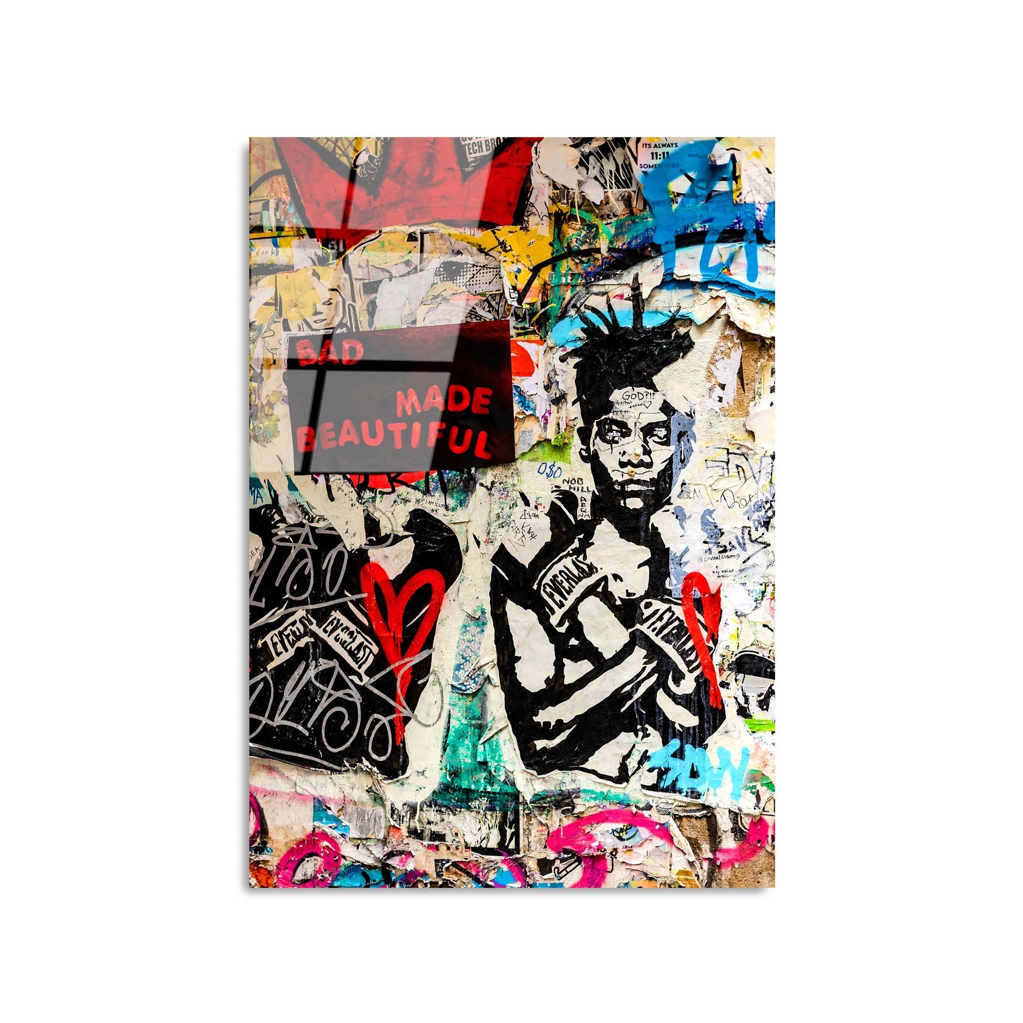 Quadro Decorativo em Vidro Temperado 4 mm, Multicolor, 45 x 65 cm – UV-495 (Ref. 123BZM1344)